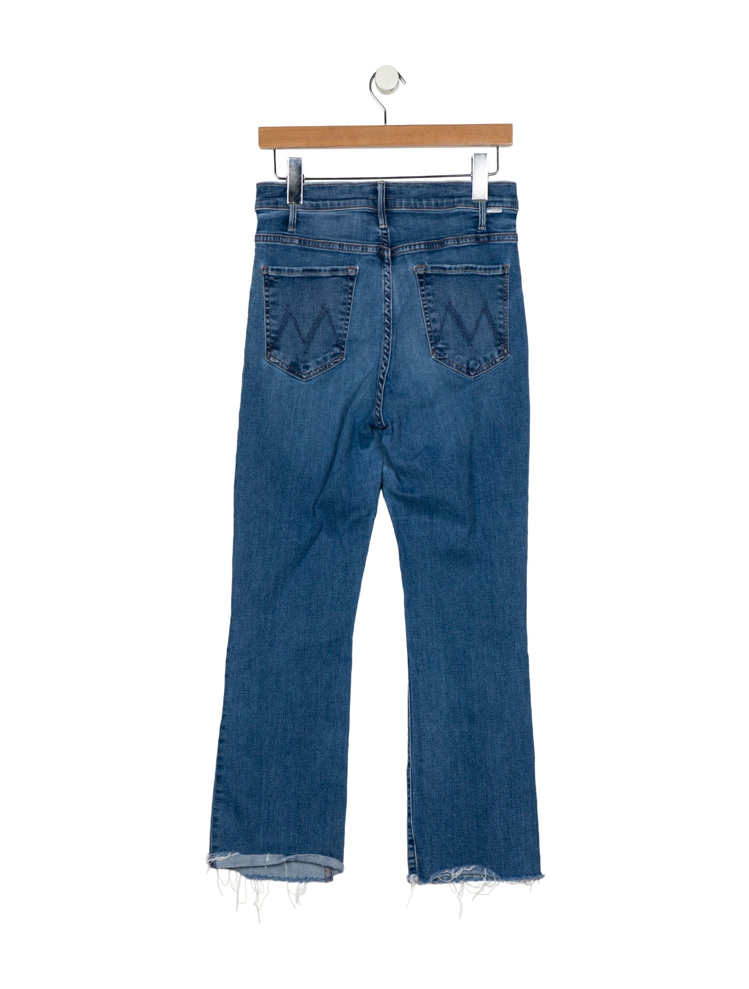 Mother Mid-Rise Straight Leg Jeans