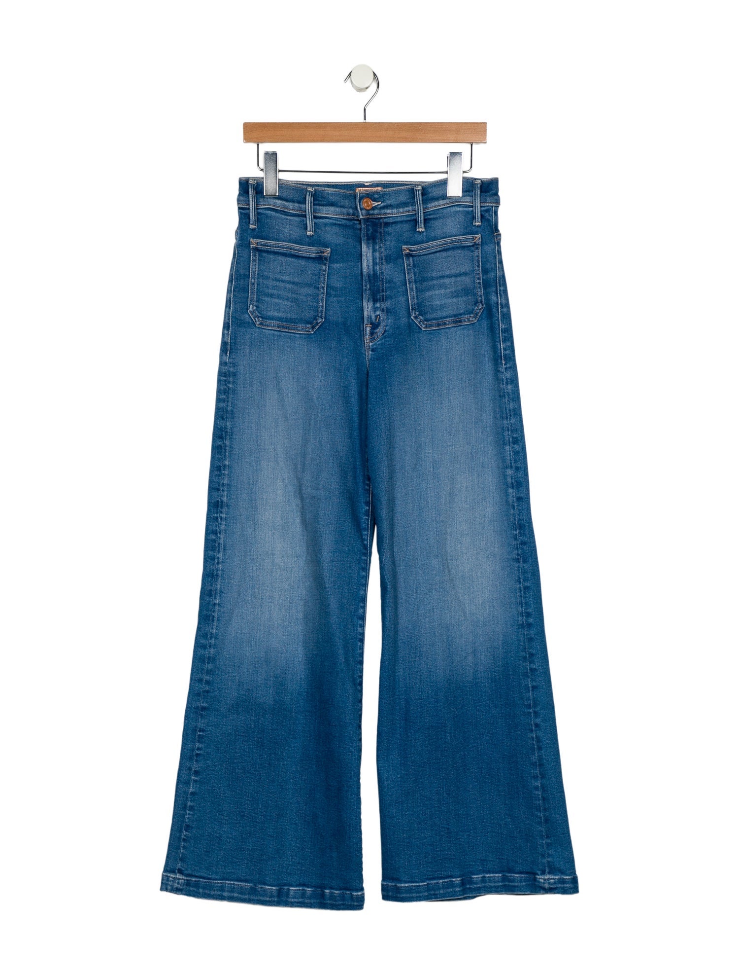 Mother High-Rise Wide Leg Jeans