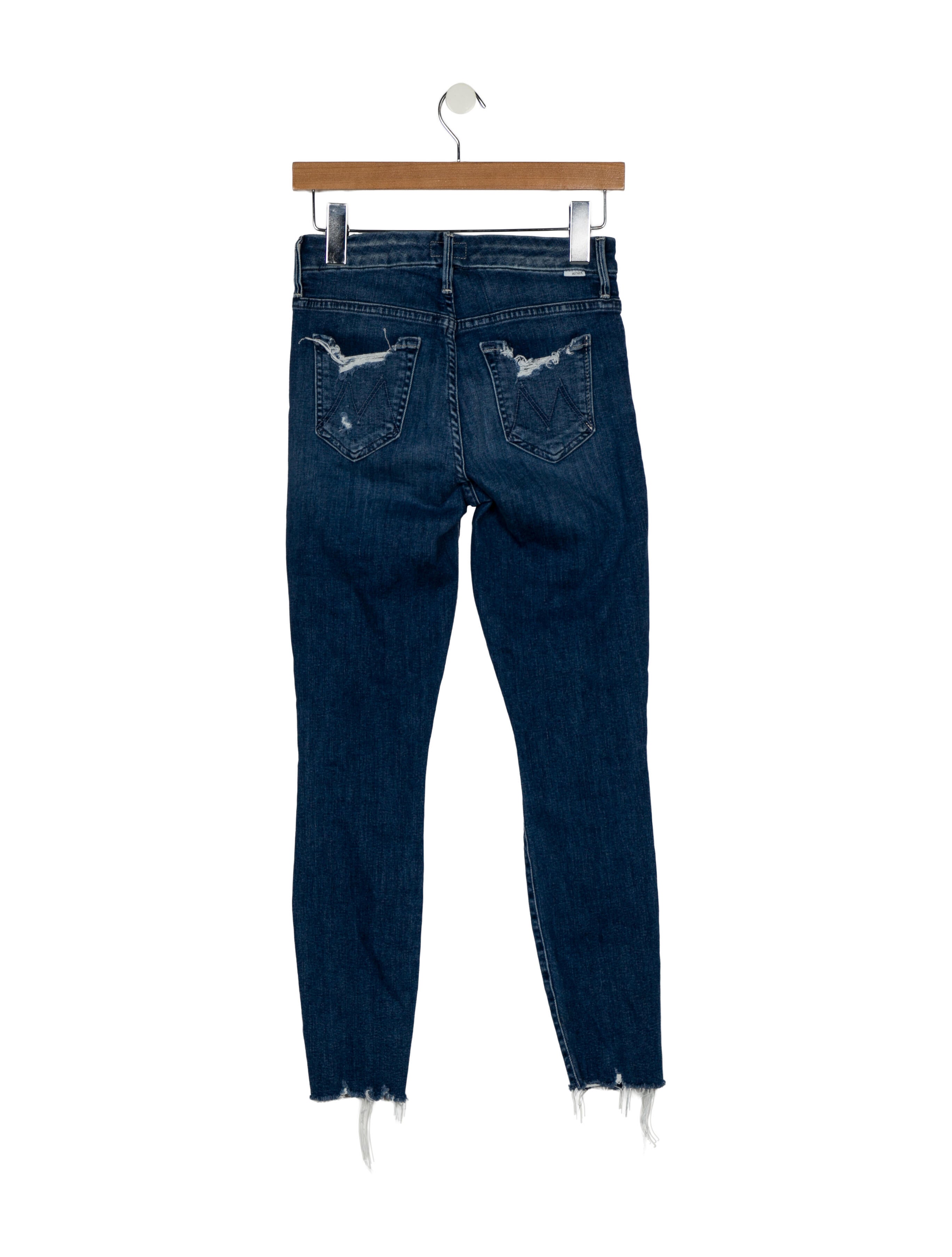 Mother Mid-Rise Skinny Leg Jeans