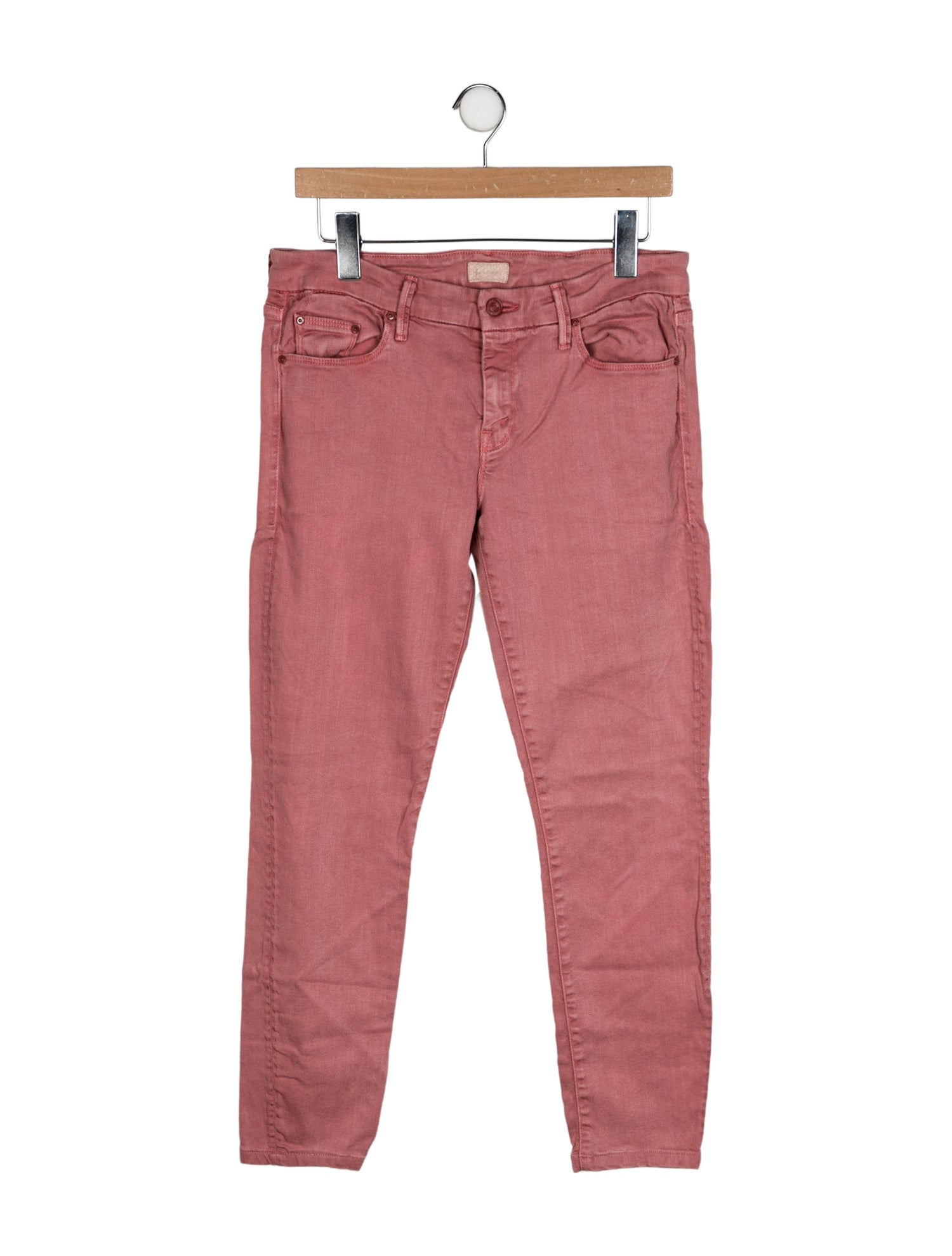 Mother Mid-Rise Skinny Leg Jeans