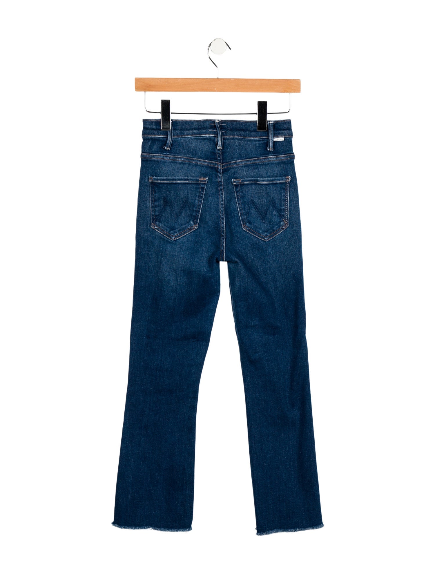 Mother Mid-Rise Straight Leg Jeans