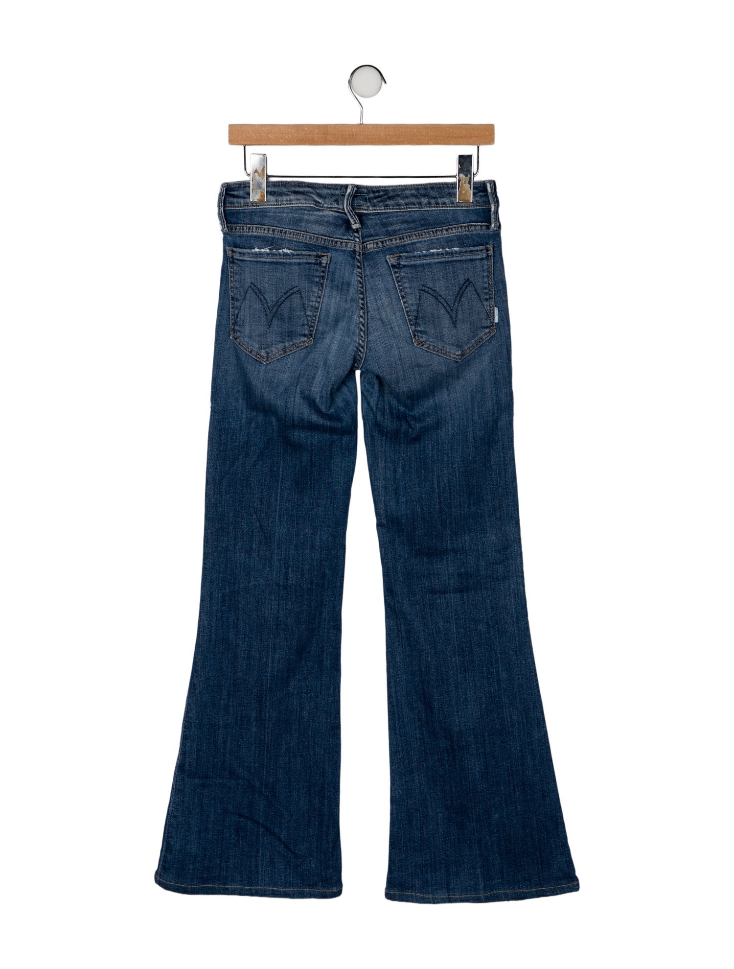 Mother Low-Rise Wide Leg Jeans