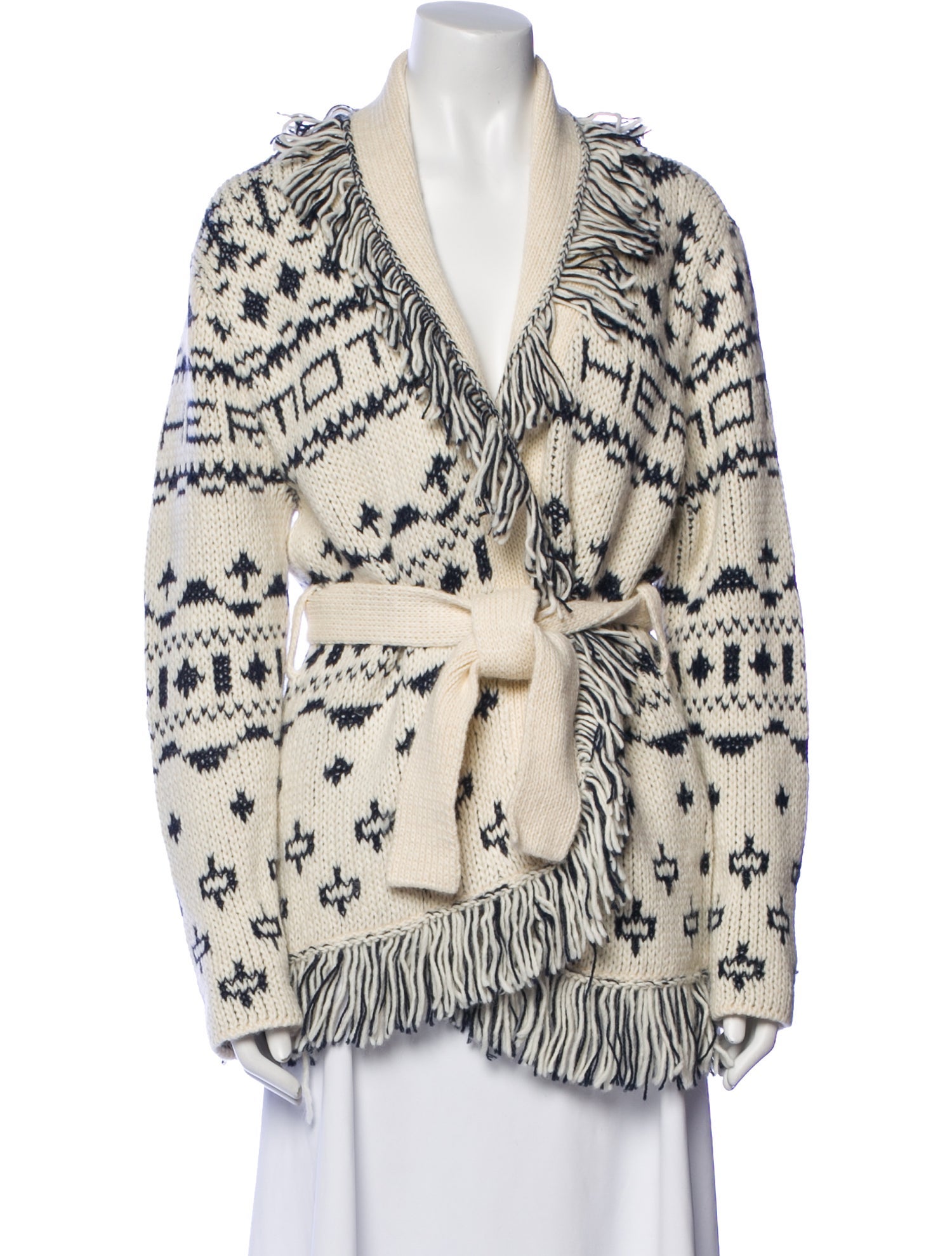 Mother Alpaca Printed Sweater