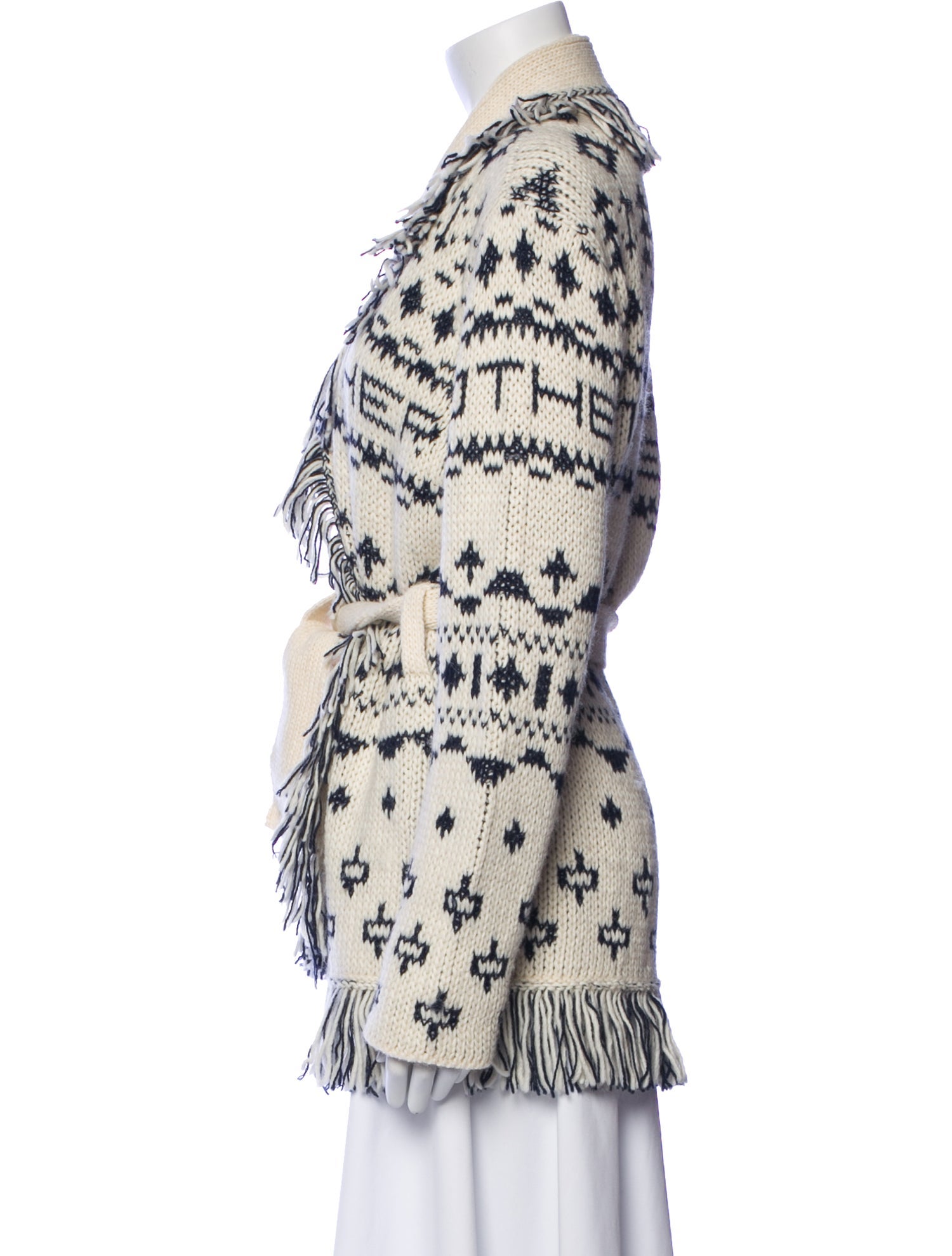 Mother Alpaca Printed Sweater