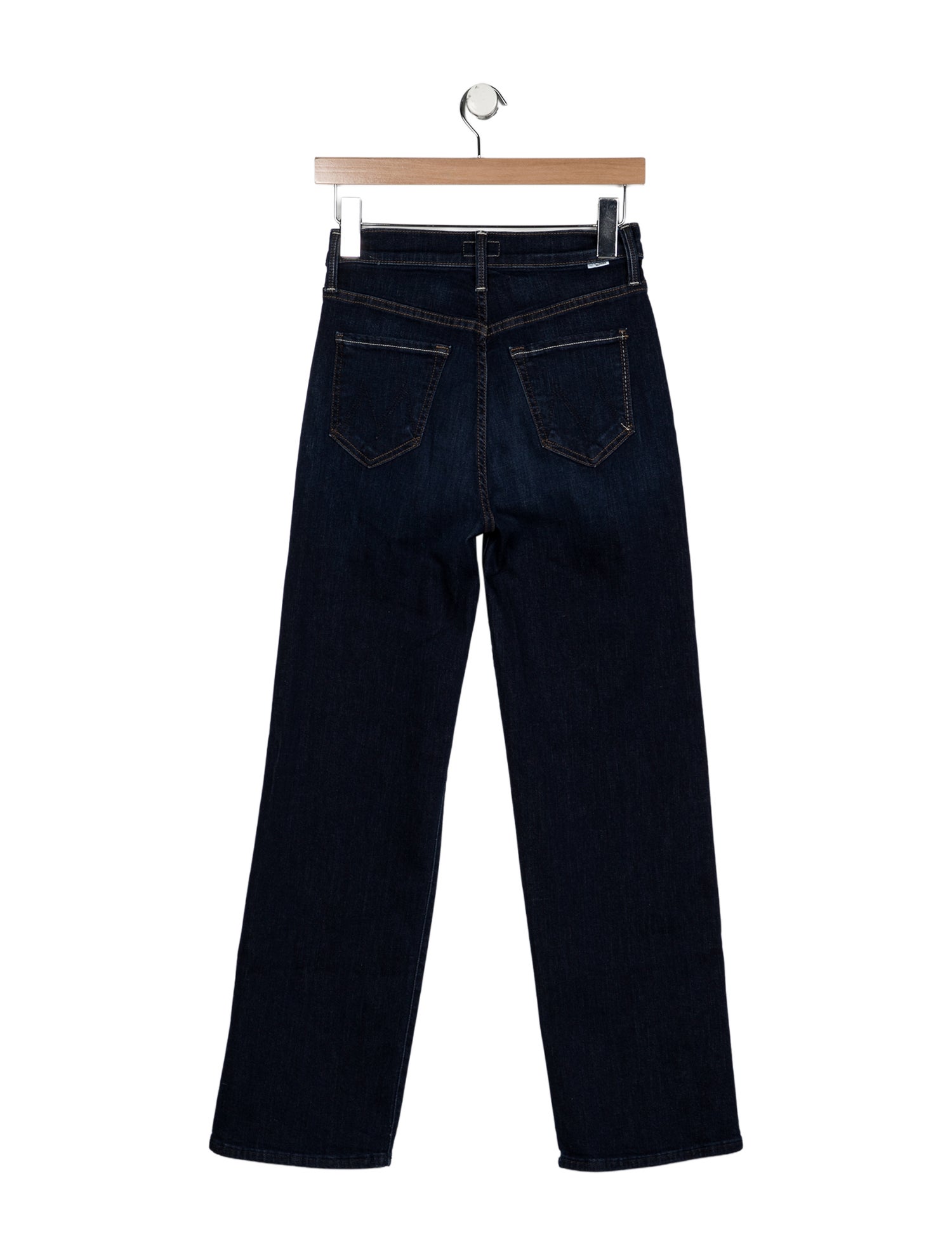 Mother Mid-Rise Straight Leg Jeans