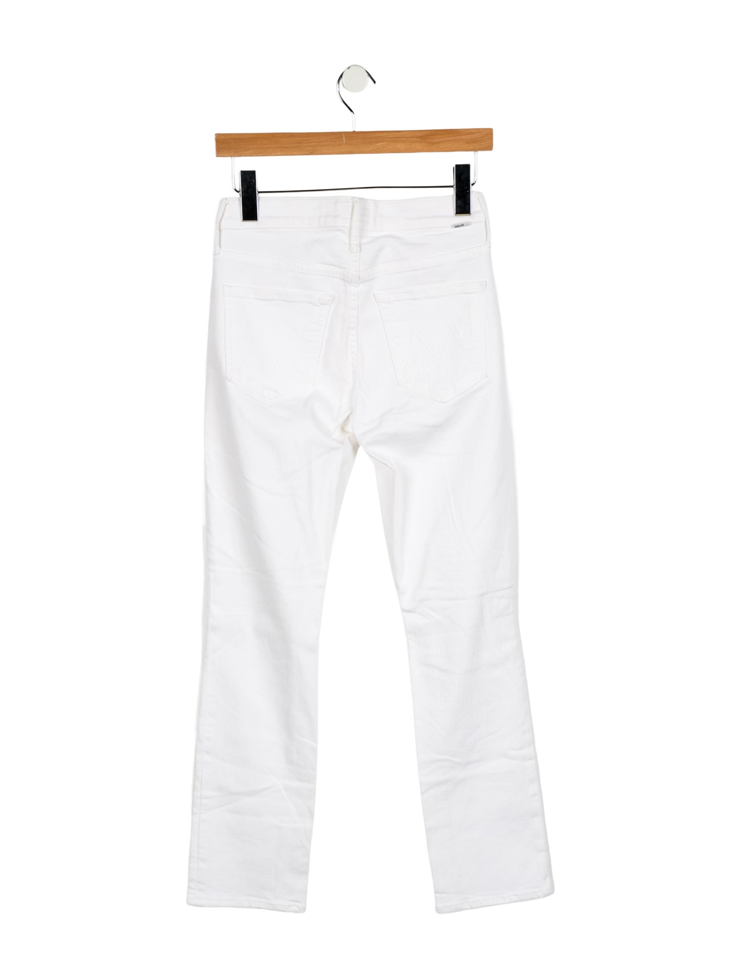 Mother Mid-Rise Straight Leg Jeans