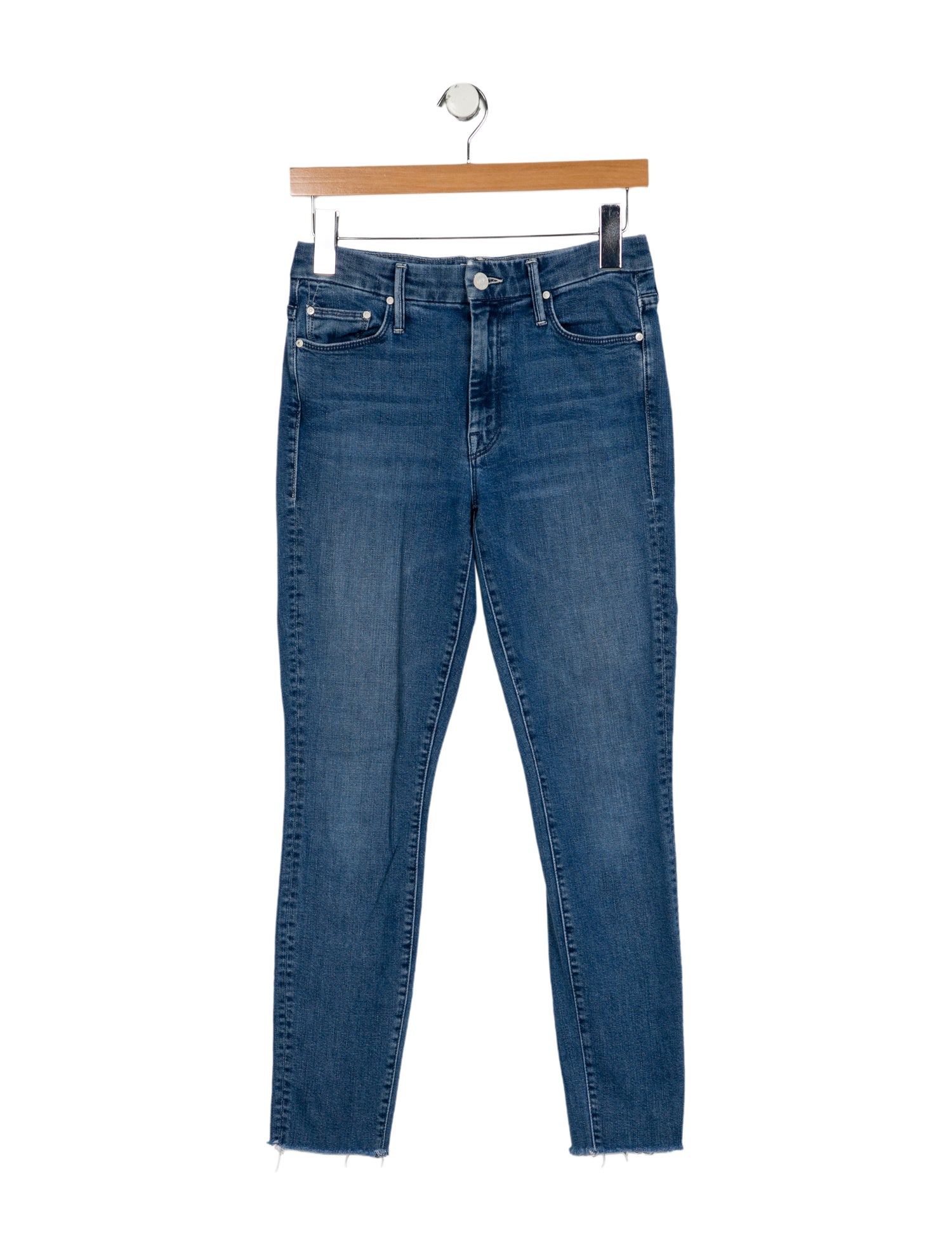 Mother Mid-Rise Skinny Leg Jeans