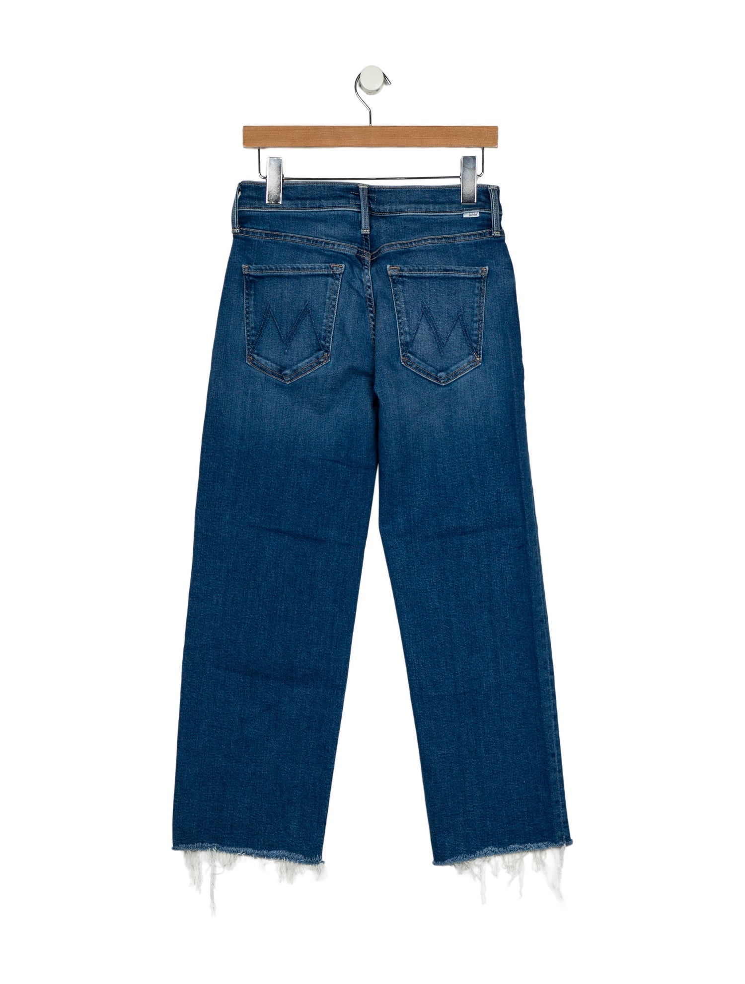 Mother Mid-Rise Wide Leg Jeans