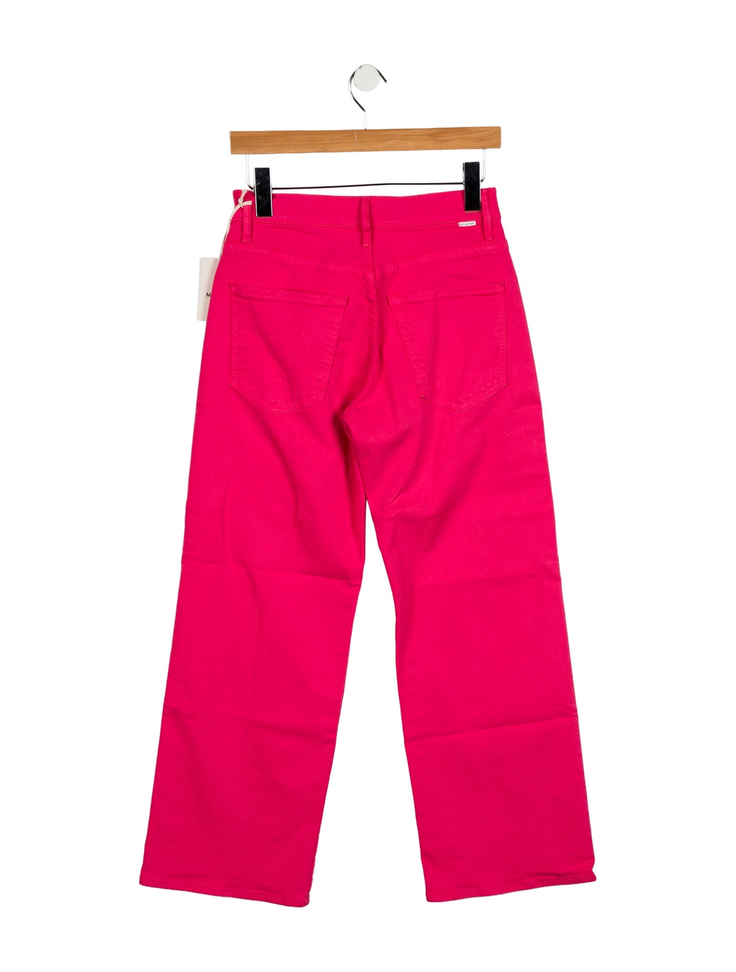 Mother Mid-Rise Straight Leg Jeans