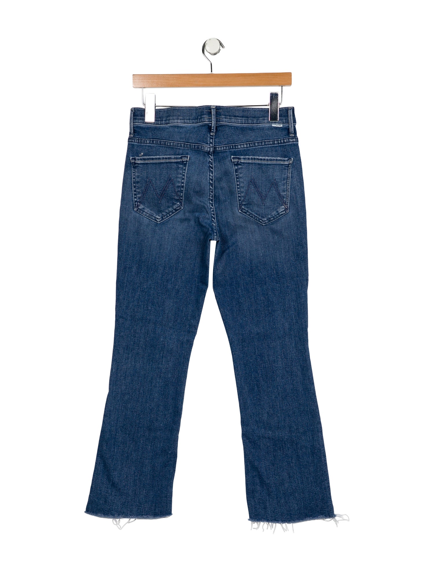 Mother Mid-Rise Straight Leg Jeans