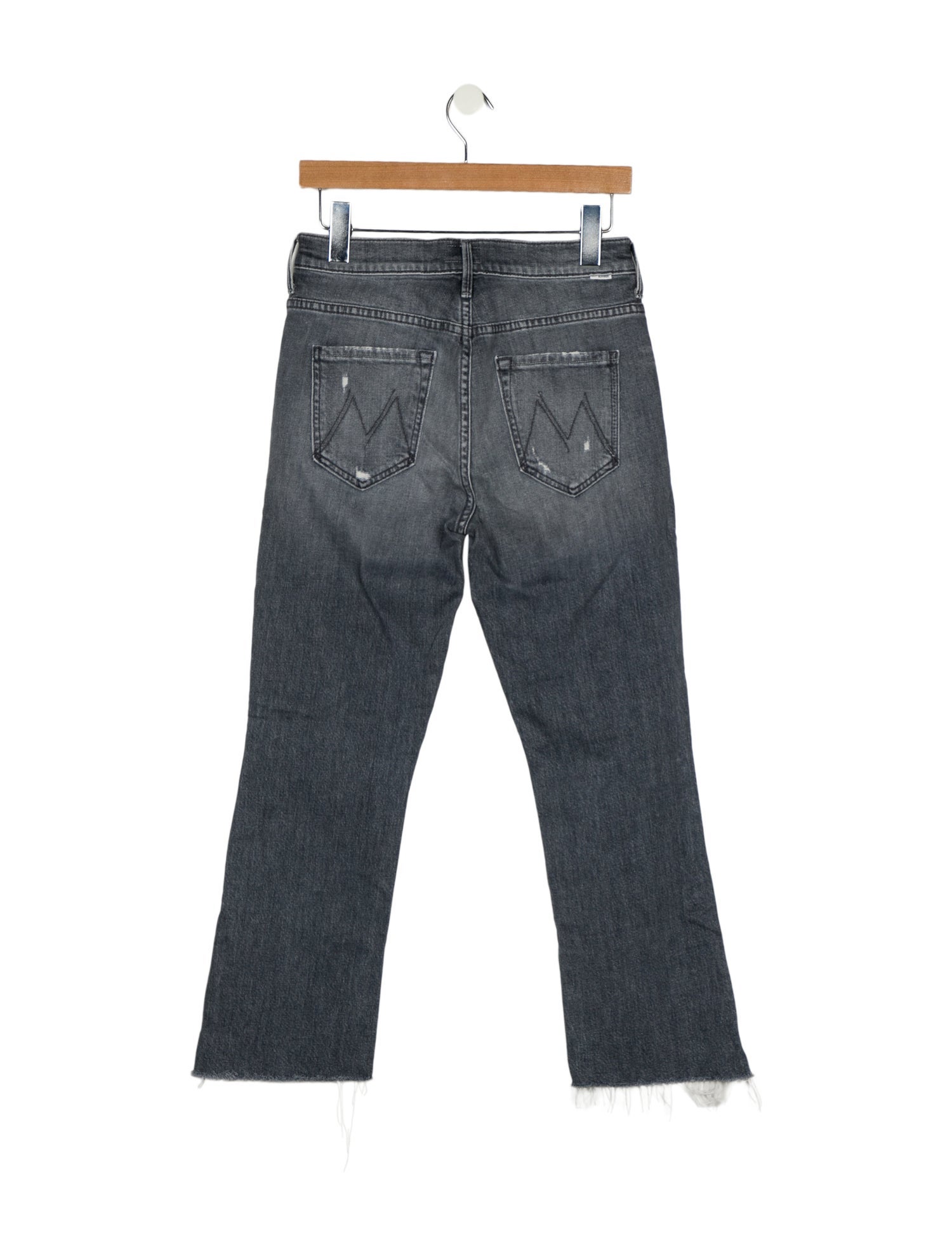 Mother Mid-Rise Straight Leg Jeans