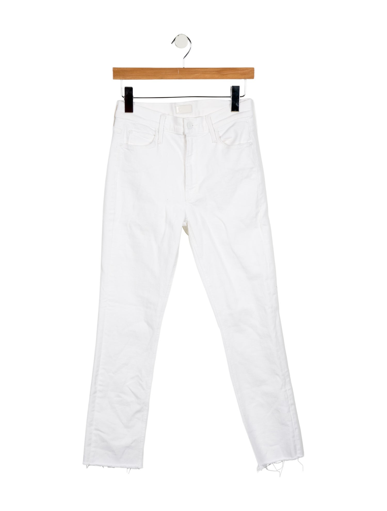 Mother Mid-Rise Straight Leg Jeans