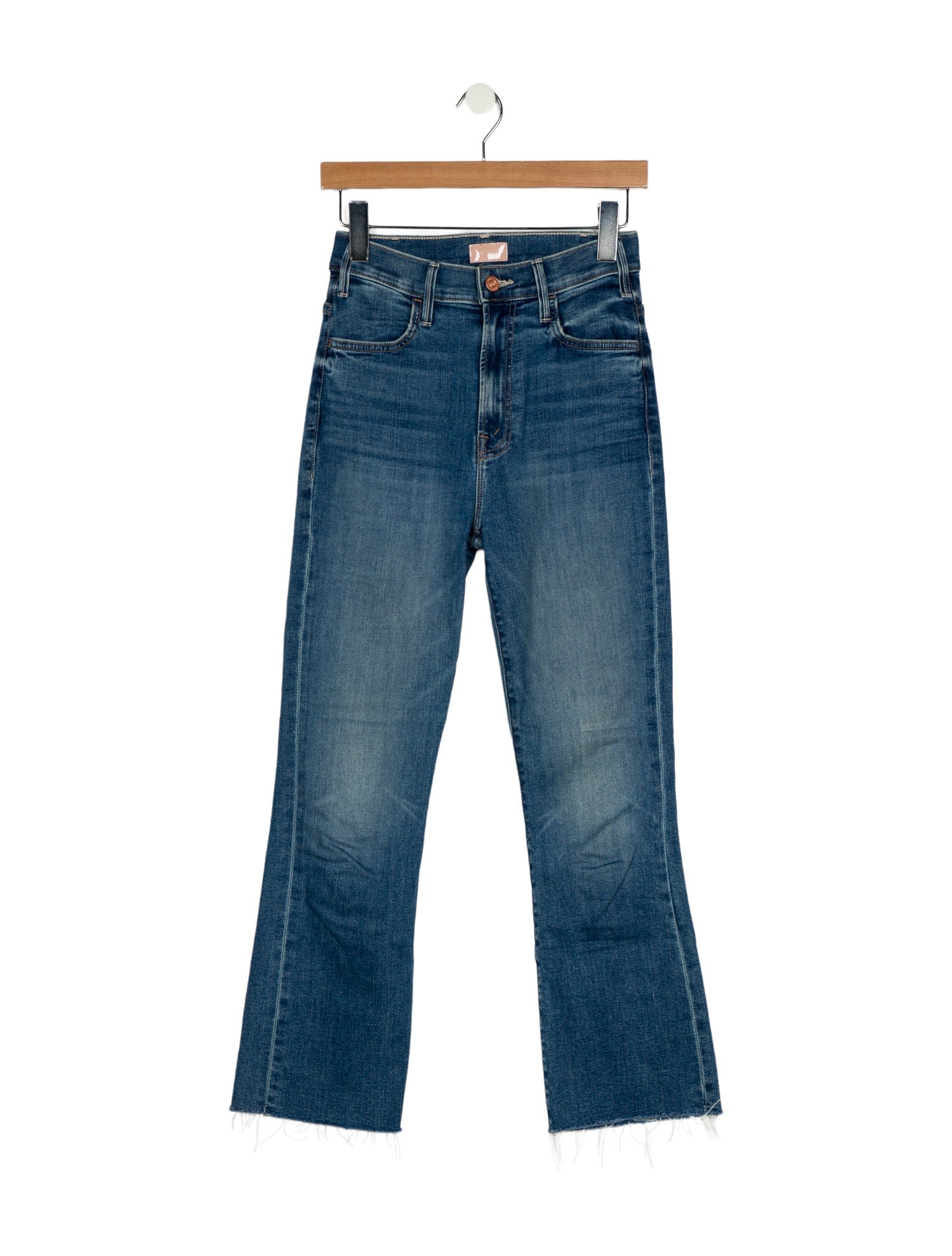 Mother High-Rise Straight Leg Jeans