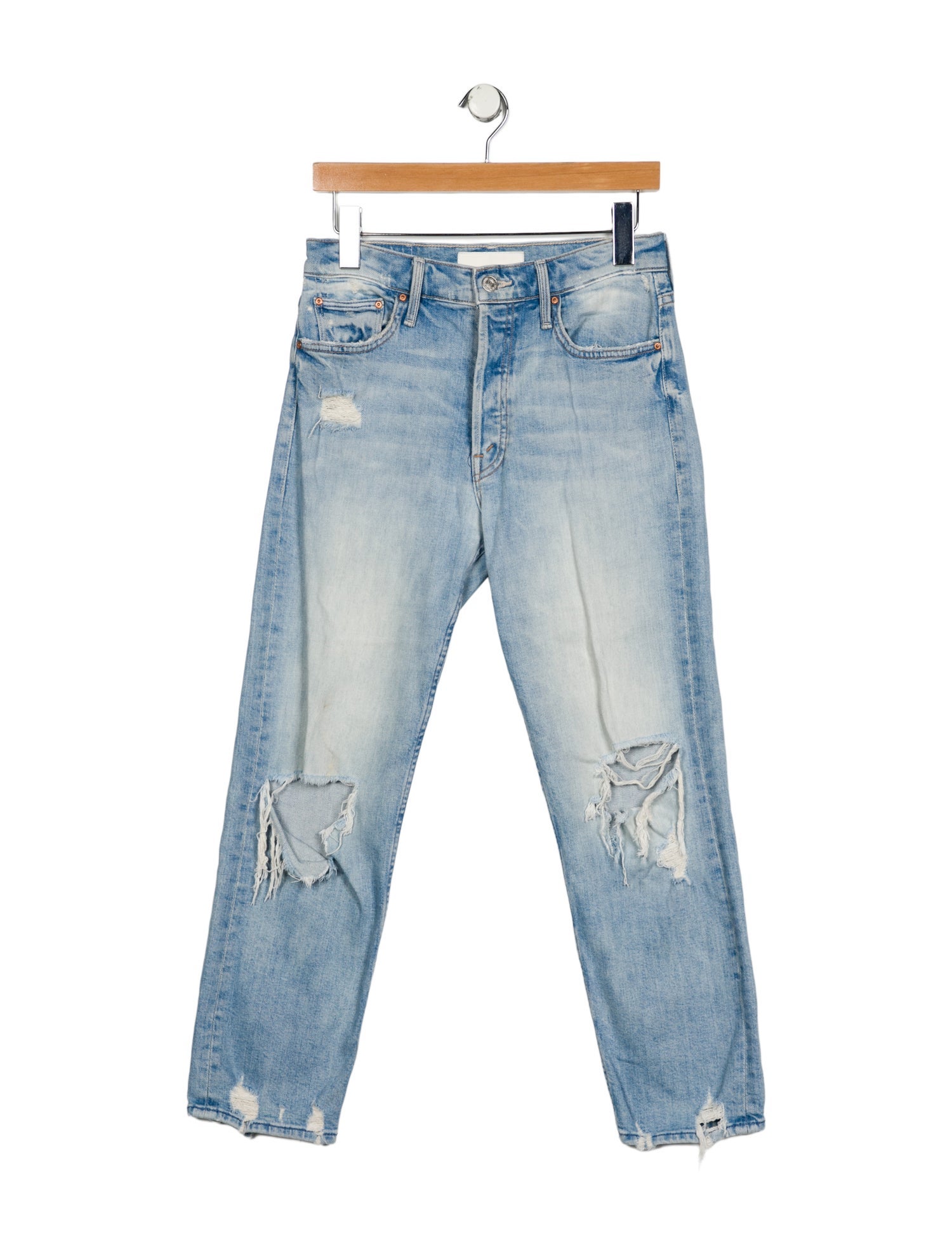 Mother High-Rise Straight Leg Jeans