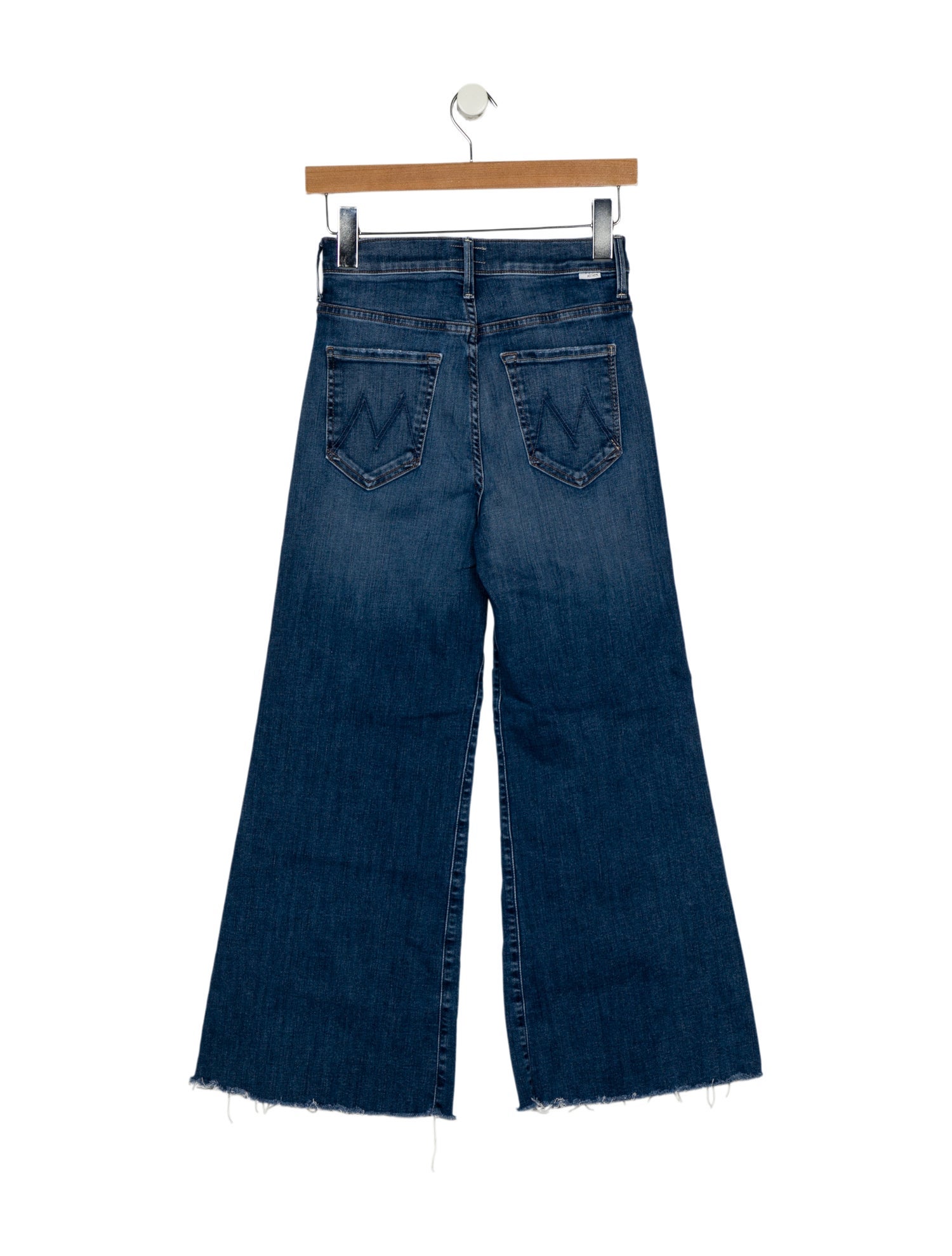 Mother Mid-Rise Wide Leg Jeans