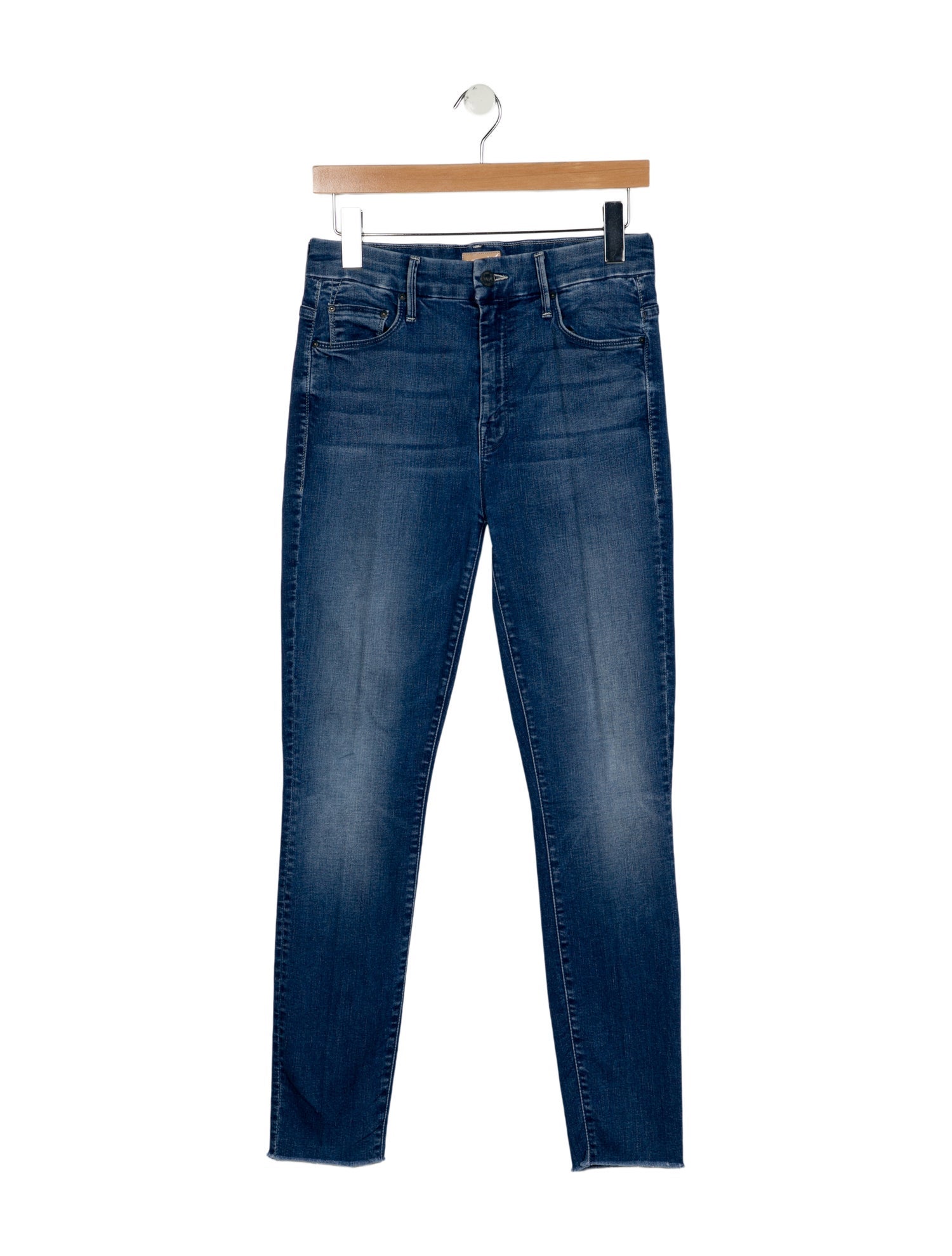Mother Mid-Rise Skinny Leg Jeans