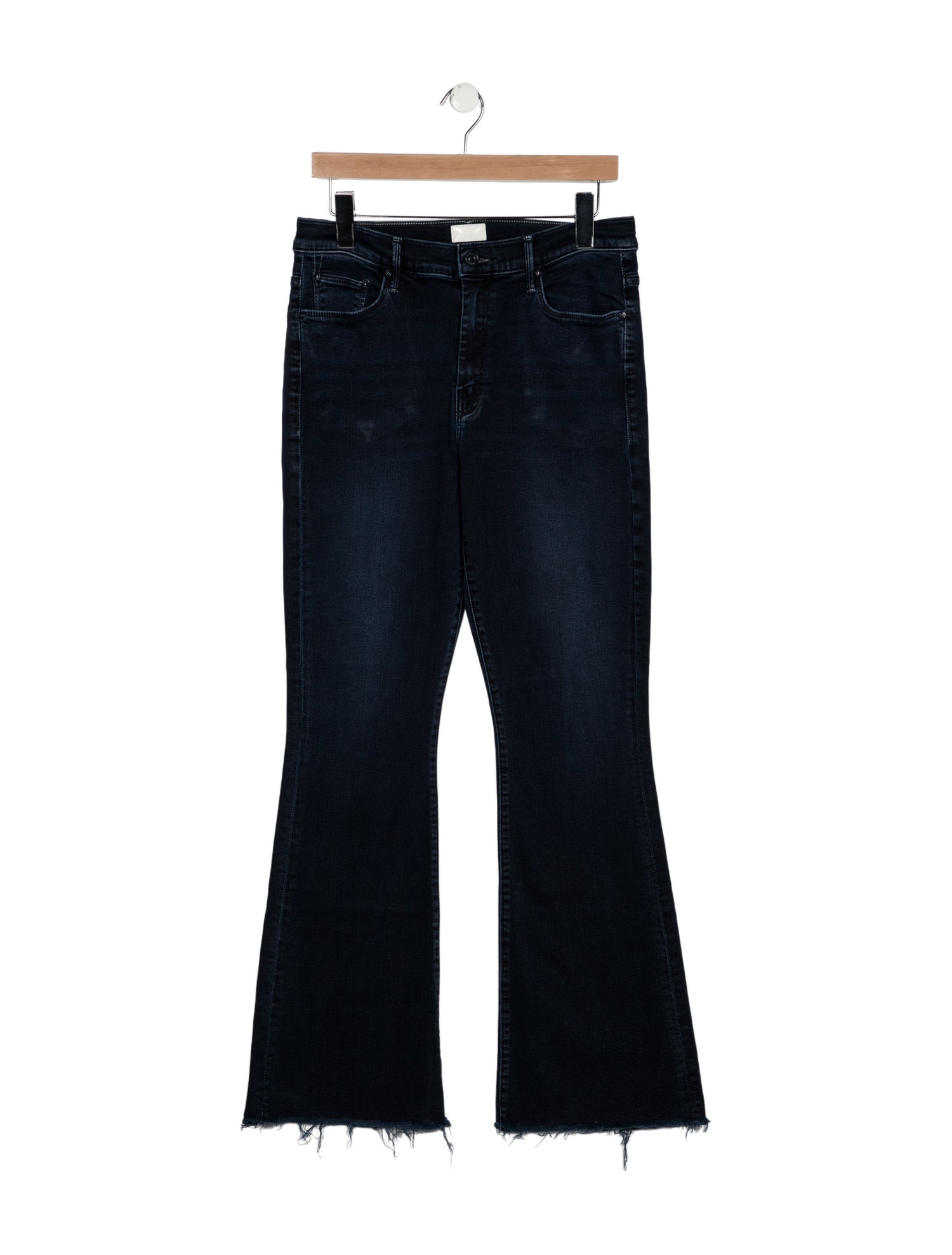 Mother Mid-Rise Wide Leg Jeans