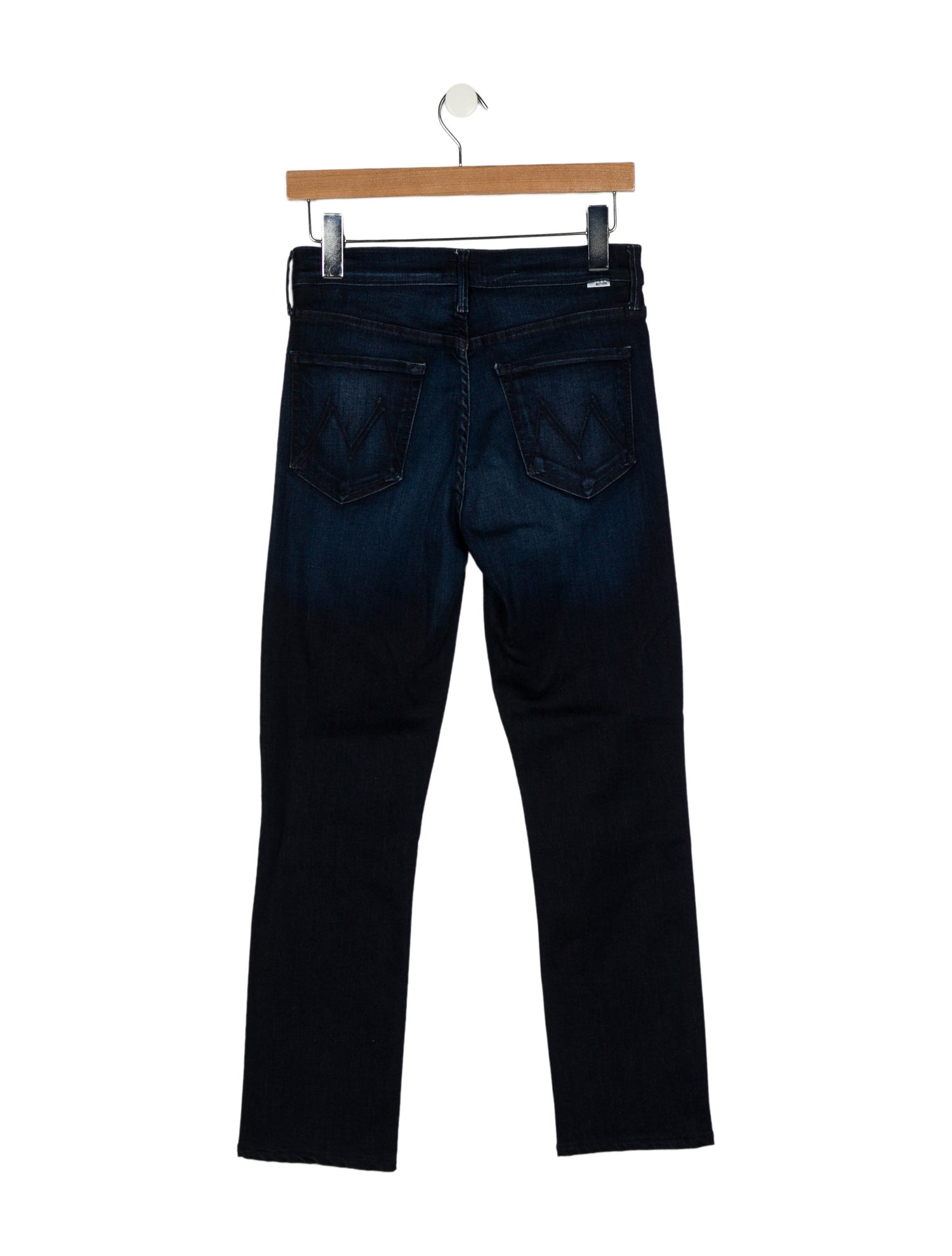 Mother Mid-Rise Straight Leg Jeans
