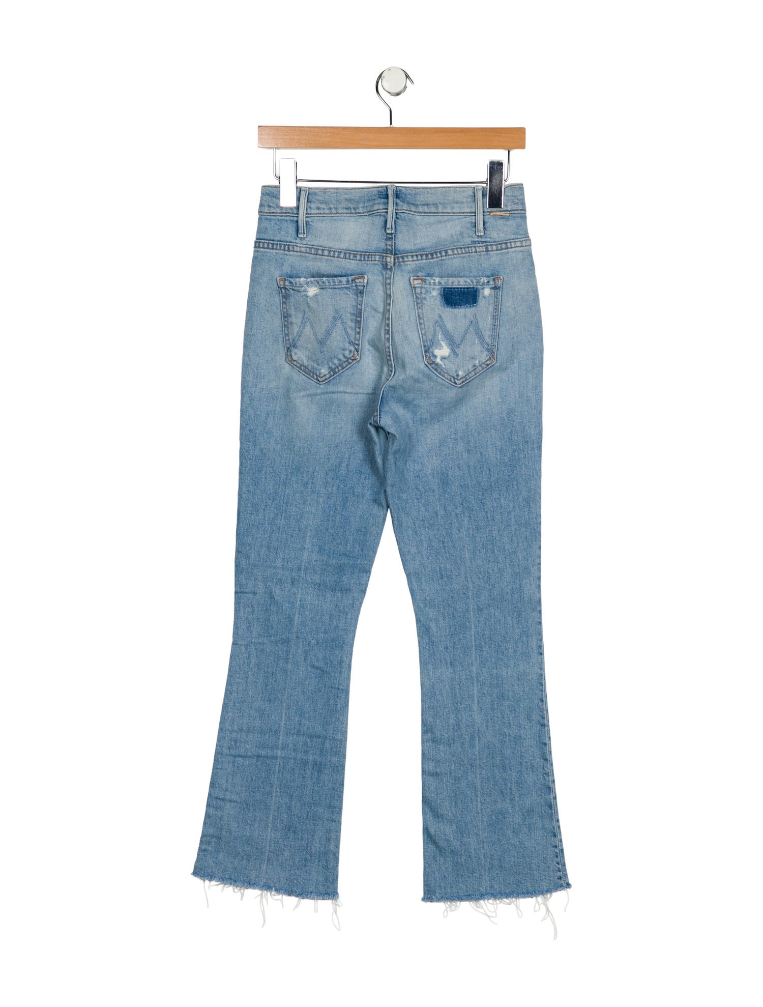 Mother Mid-Rise Straight Leg Jeans