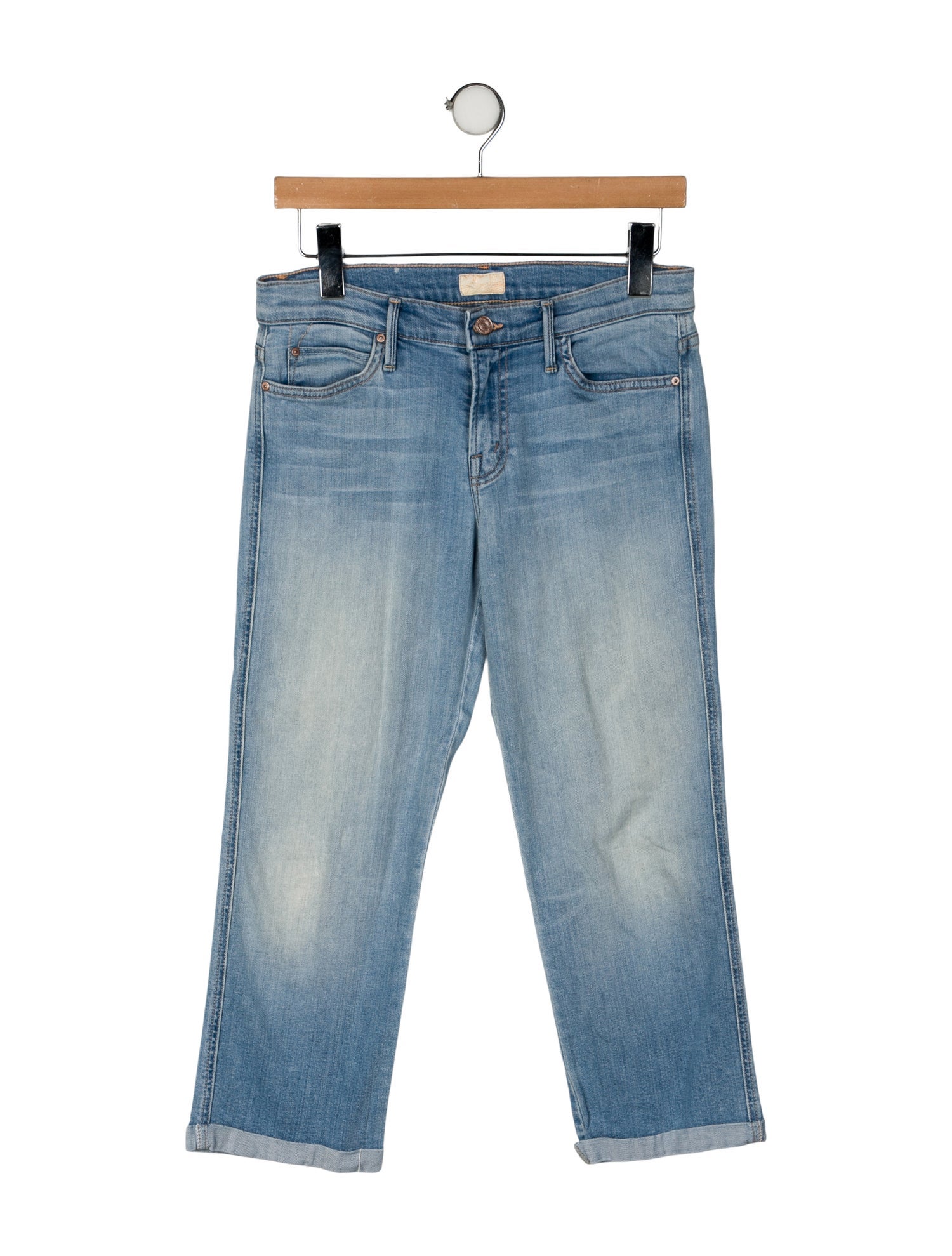 Mother High-Rise Straight Leg Jeans