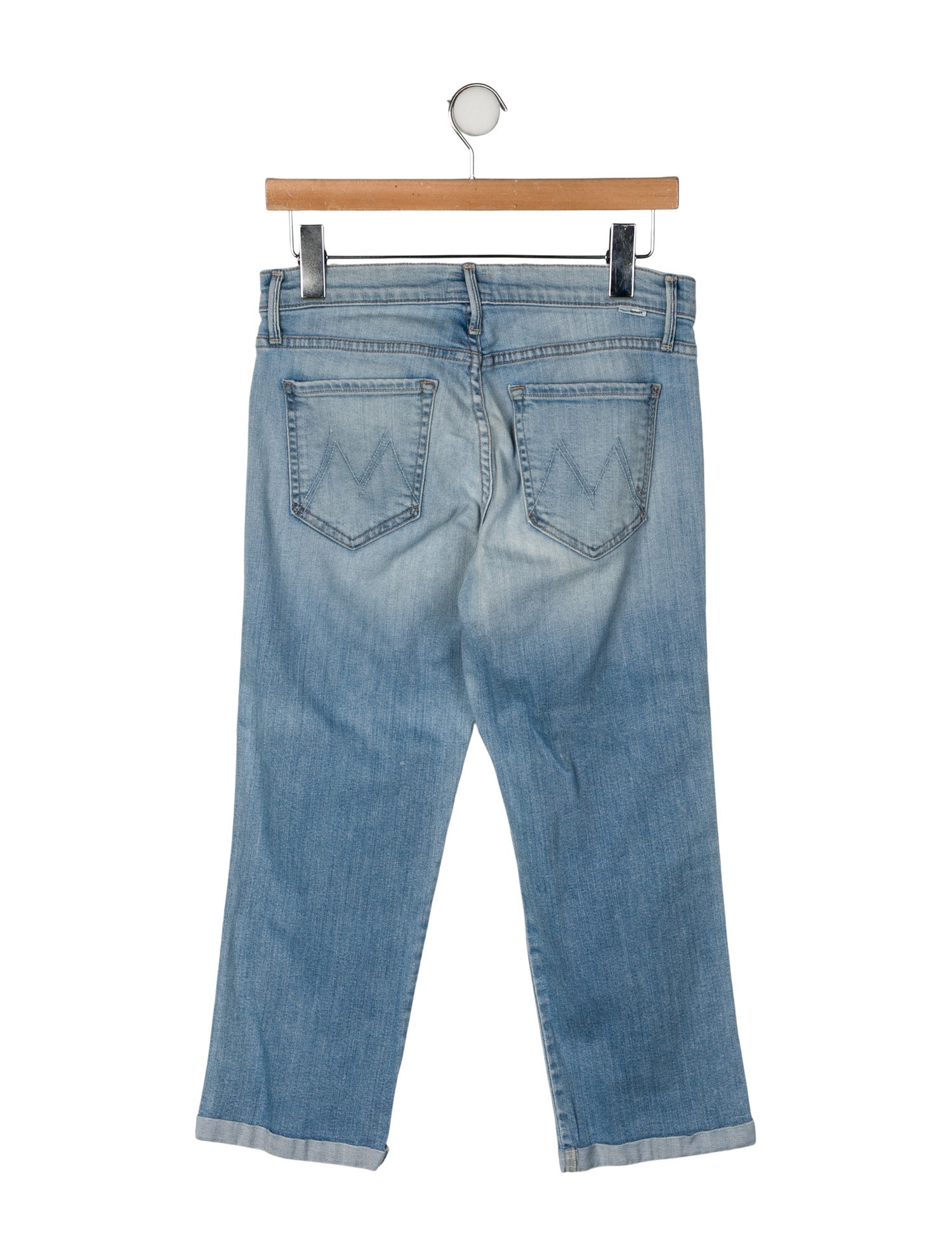 Mother High-Rise Straight Leg Jeans