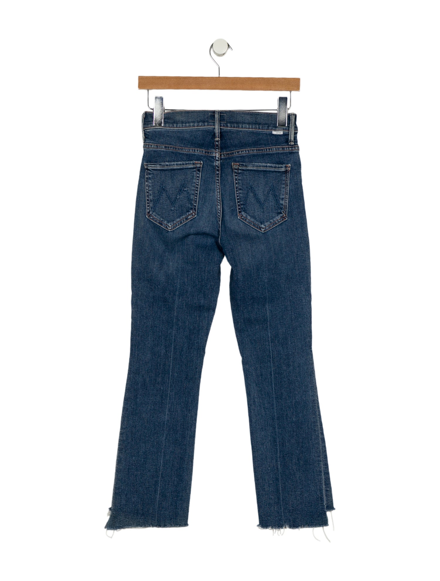 Mother Mid-Rise Straight Leg Jeans