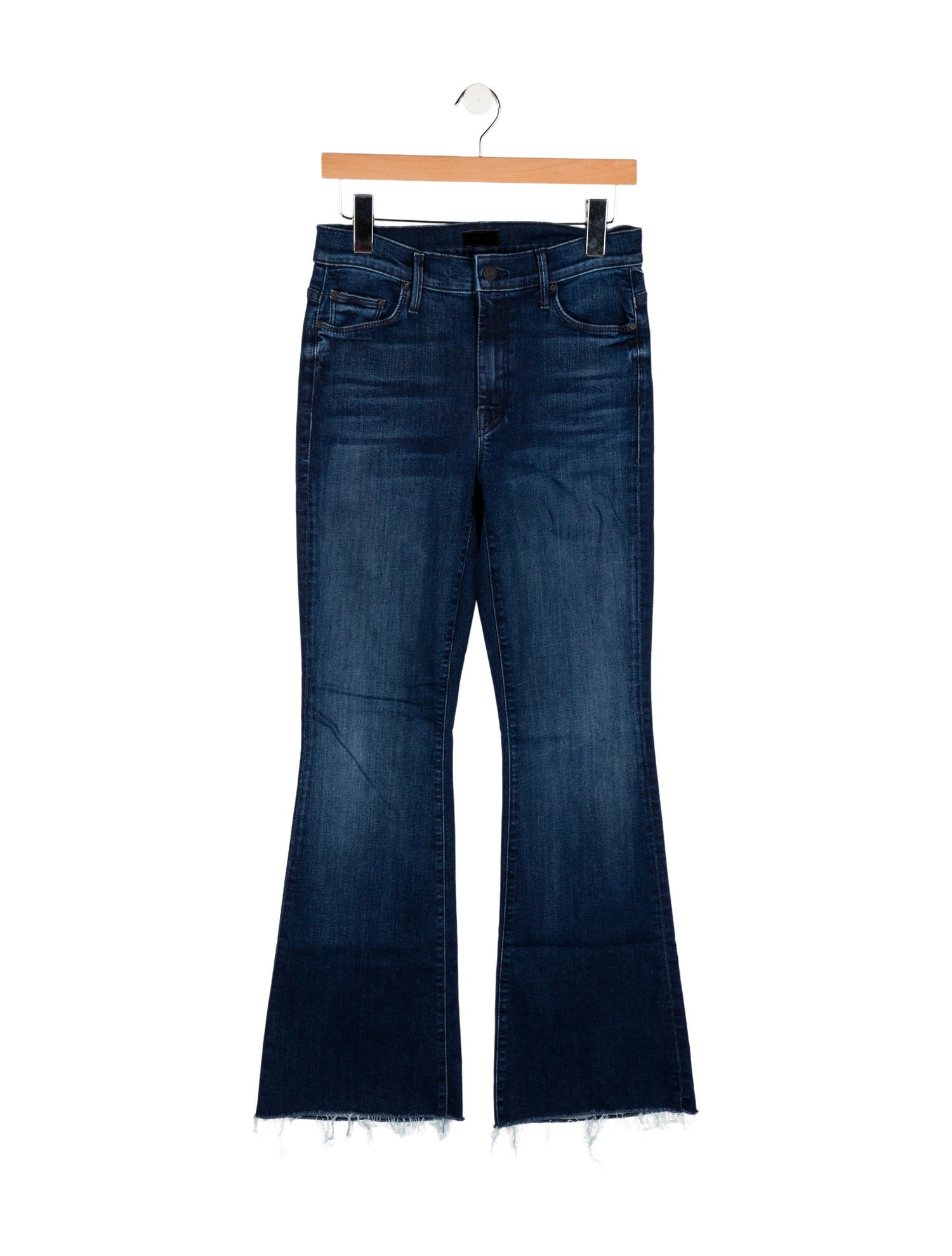 Mother Mid-Rise Wide Leg Jeans
