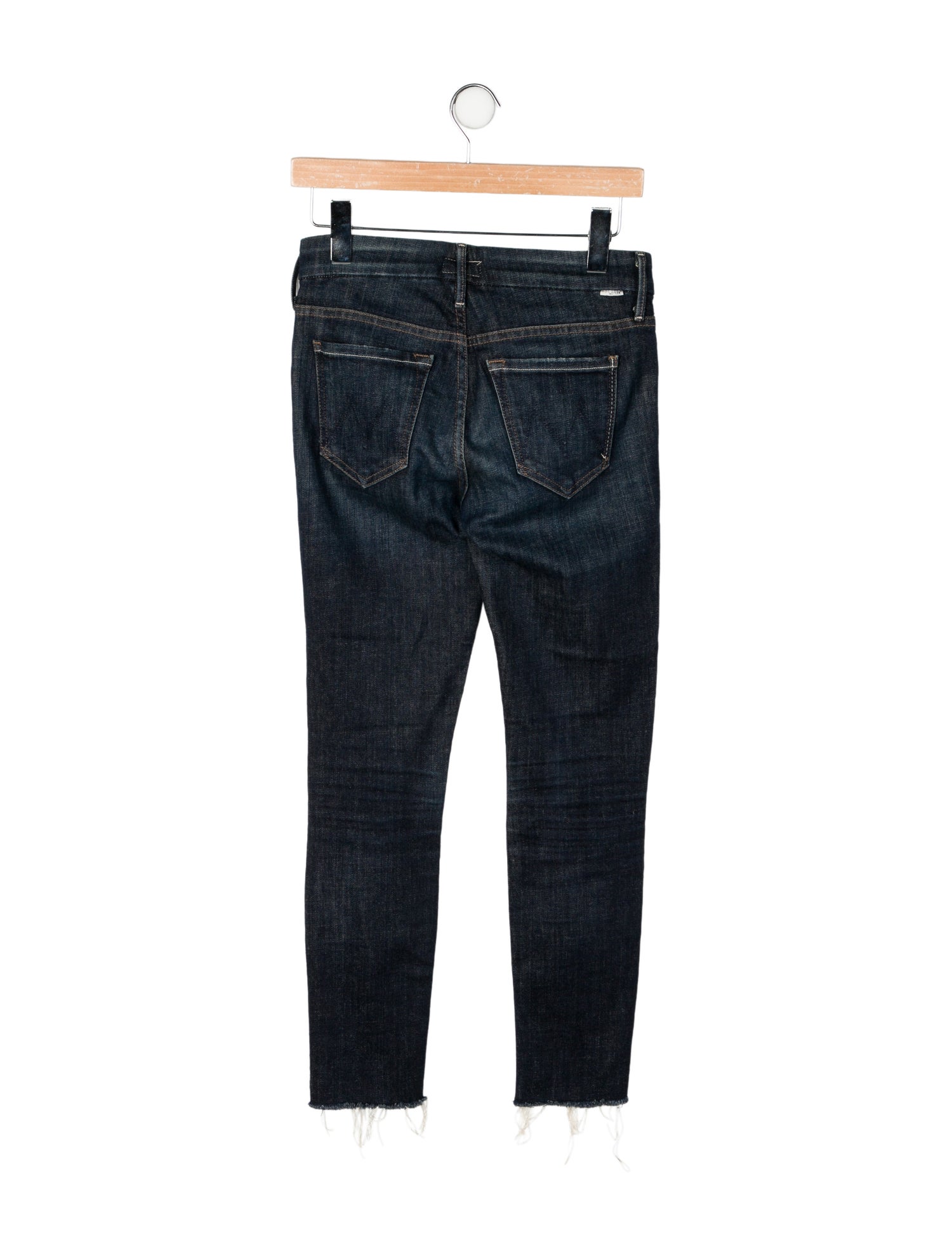 Mother Mid-Rise Skinny Leg Jeans