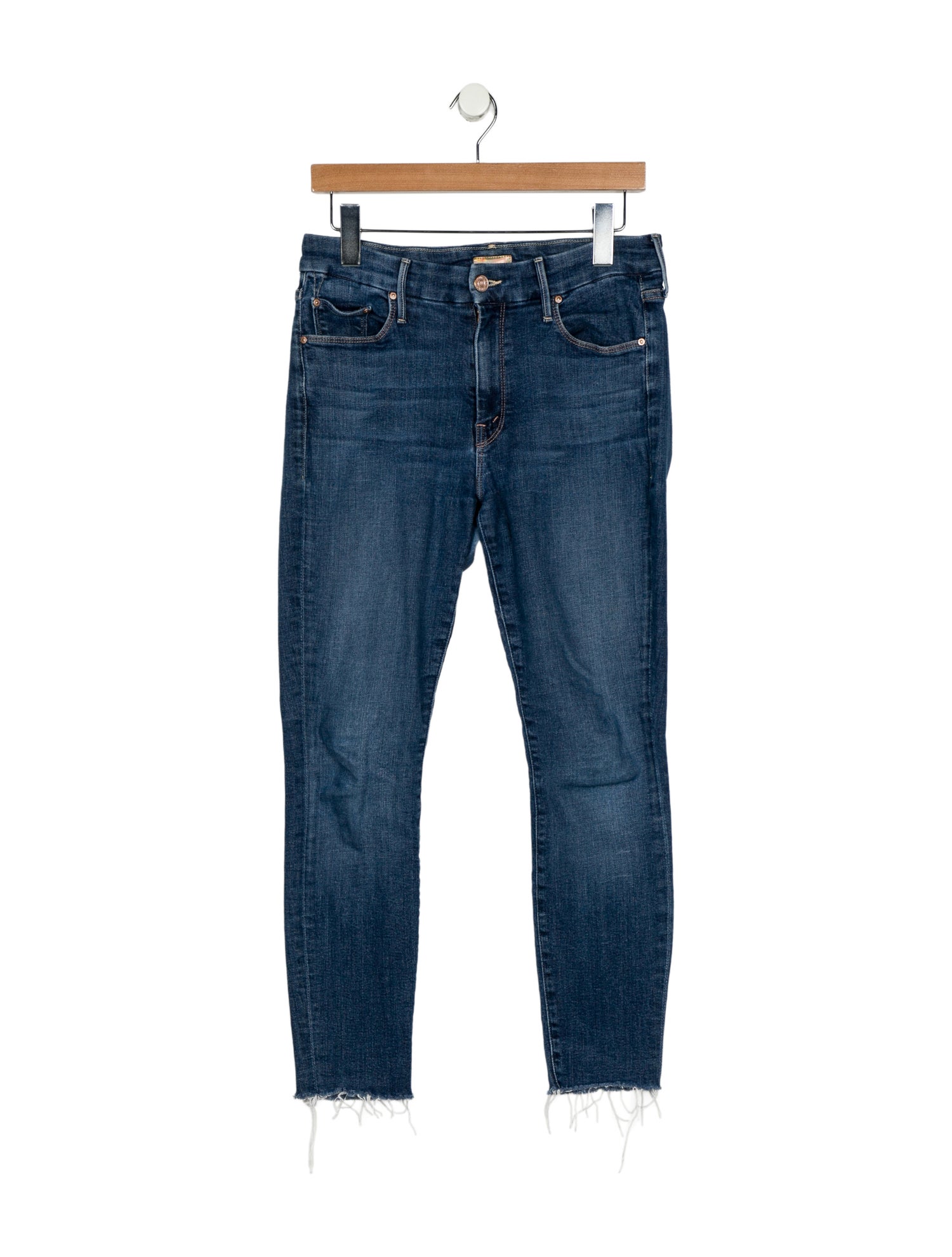 Mother Mid-Rise Skinny Leg Jeans