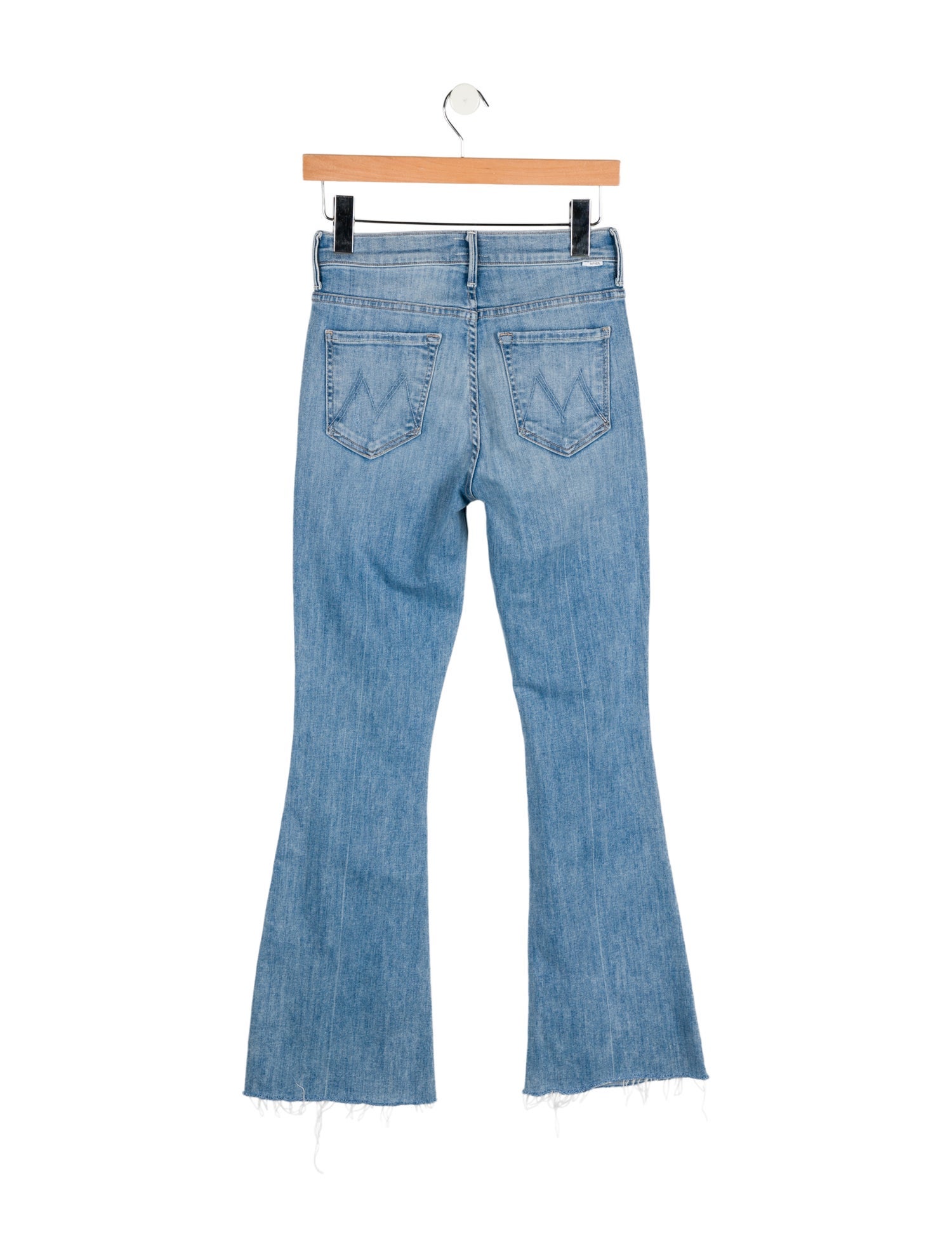 Mother Mid-Rise Wide Leg Jeans