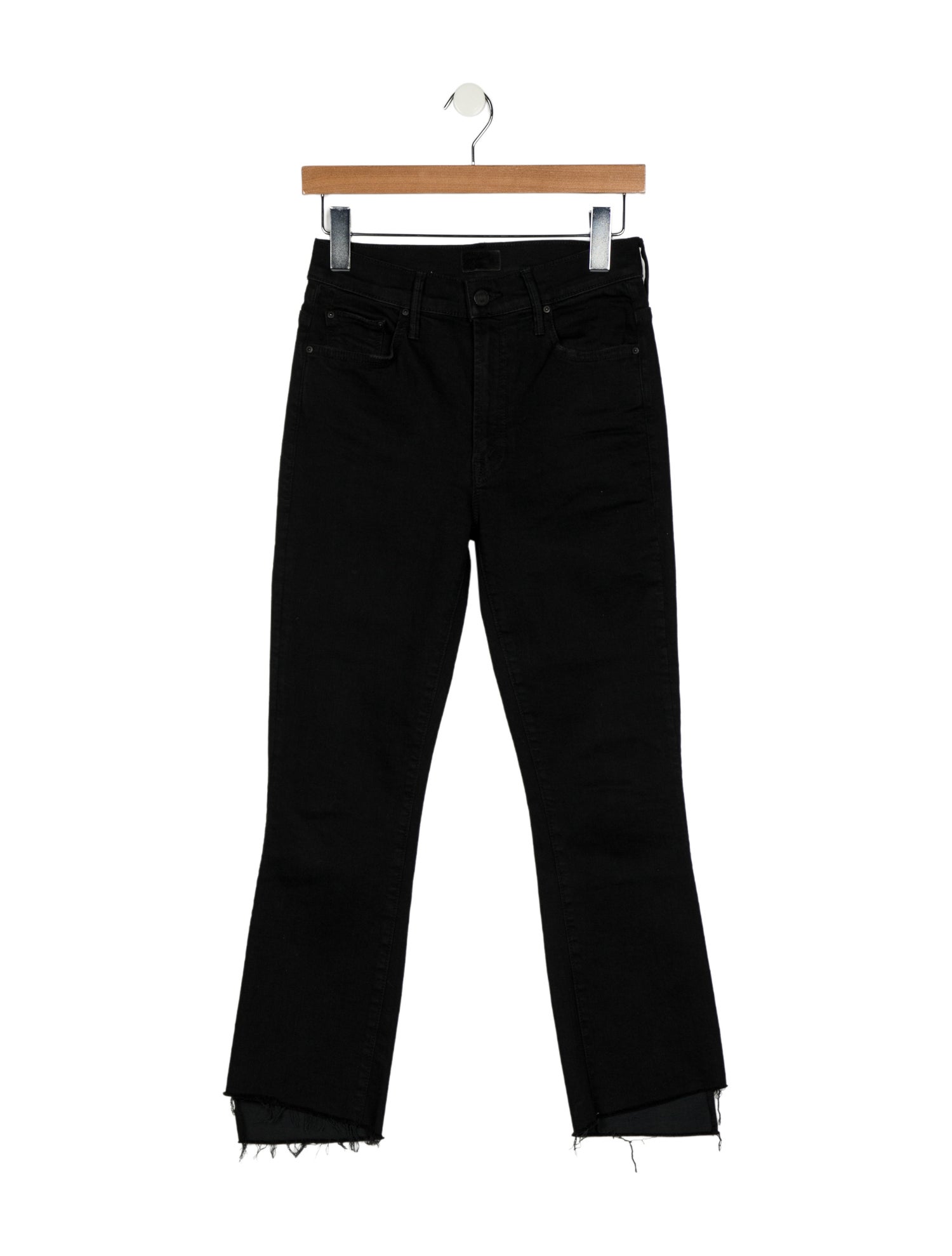 Mother Mid-Rise Straight Leg Jeans