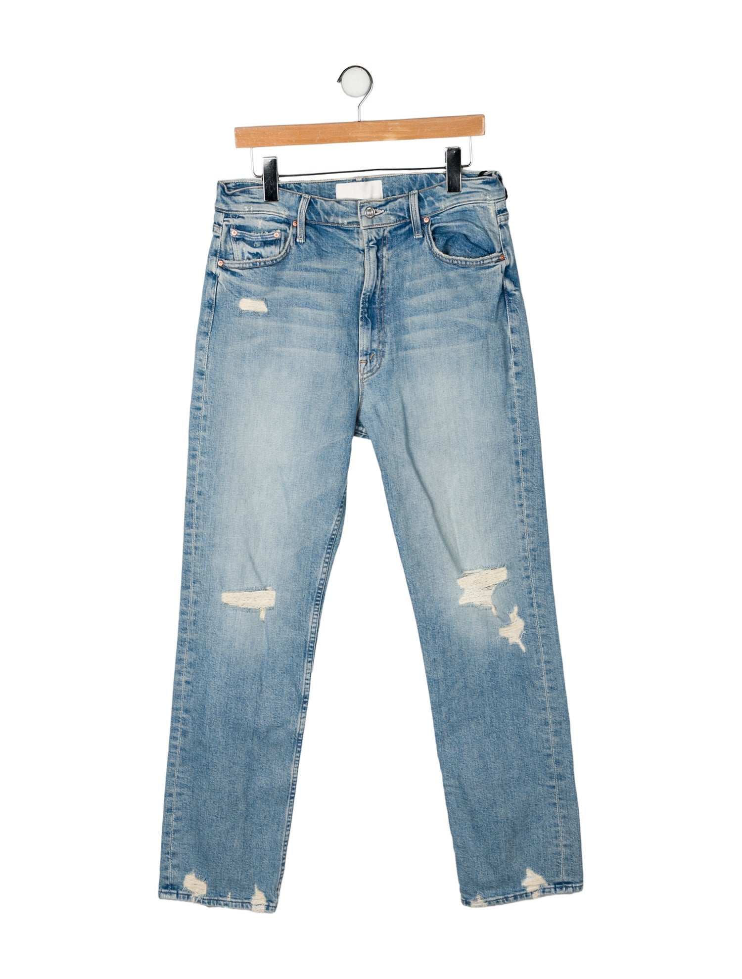 Mother High-Rise Straight Leg Jeans w/ Tags