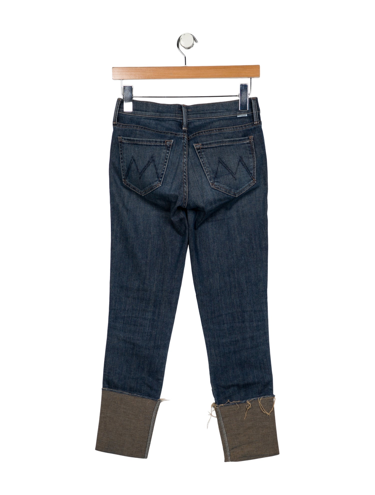 Mother Mid-Rise Skinny Leg Jeans