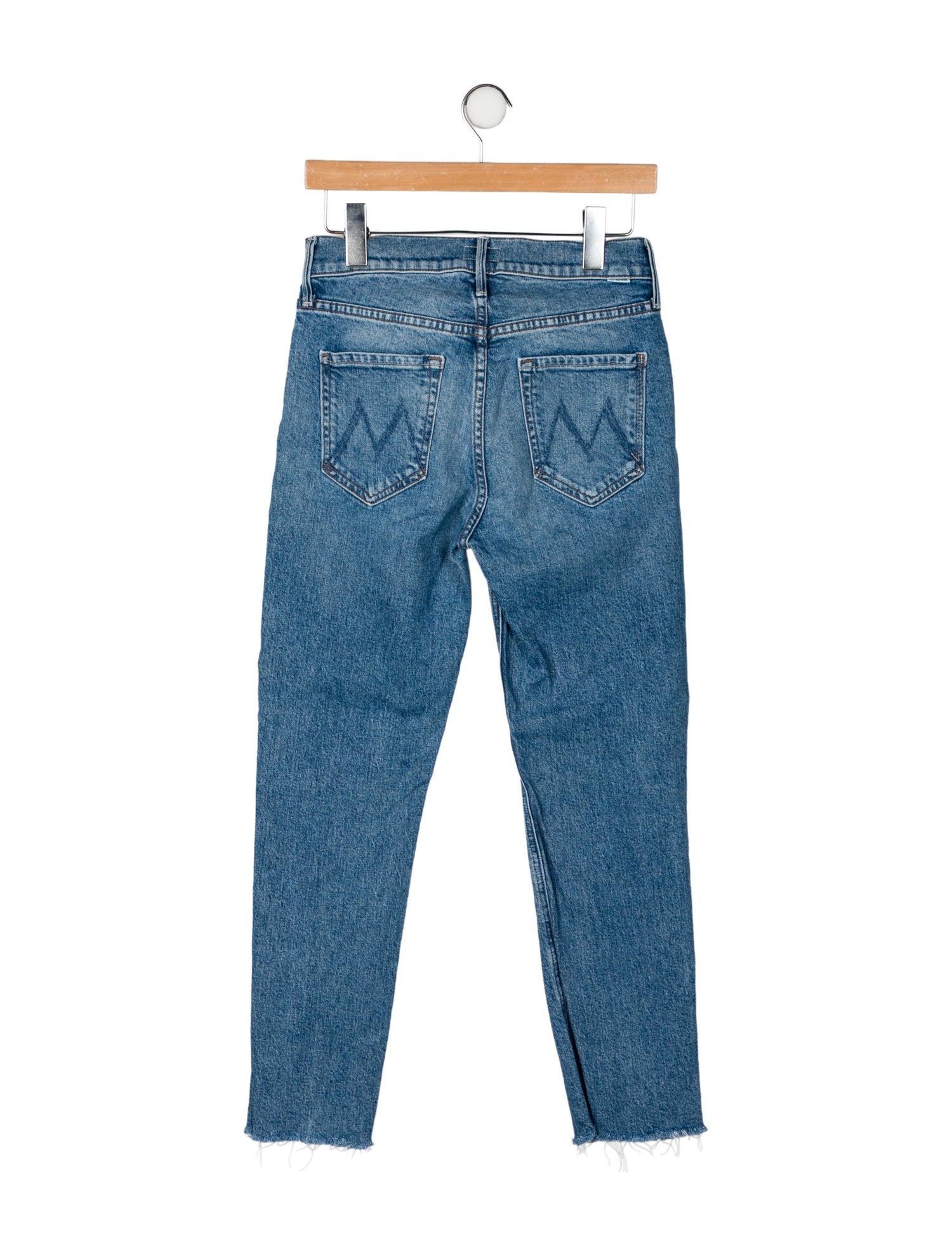 Mother Mid-Rise Straight Leg Jeans