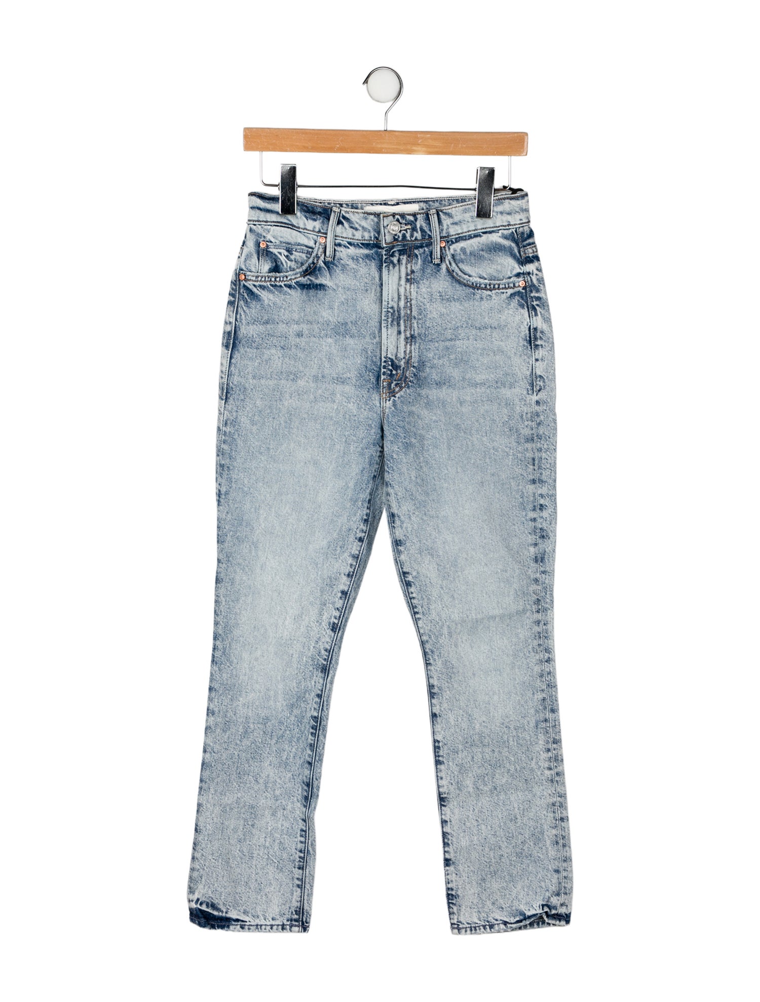 Mother High-Rise Straight Leg Jeans