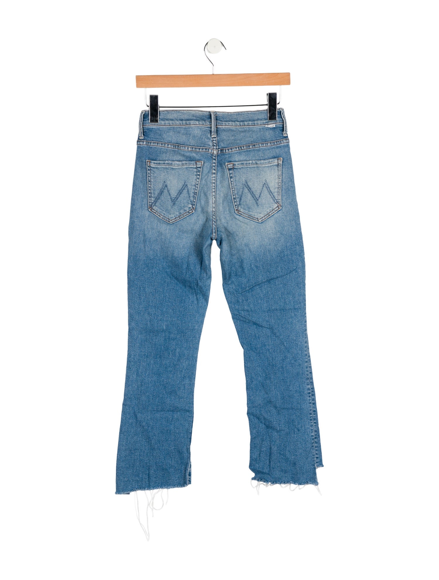 Mother Mid-Rise Straight Leg Jeans