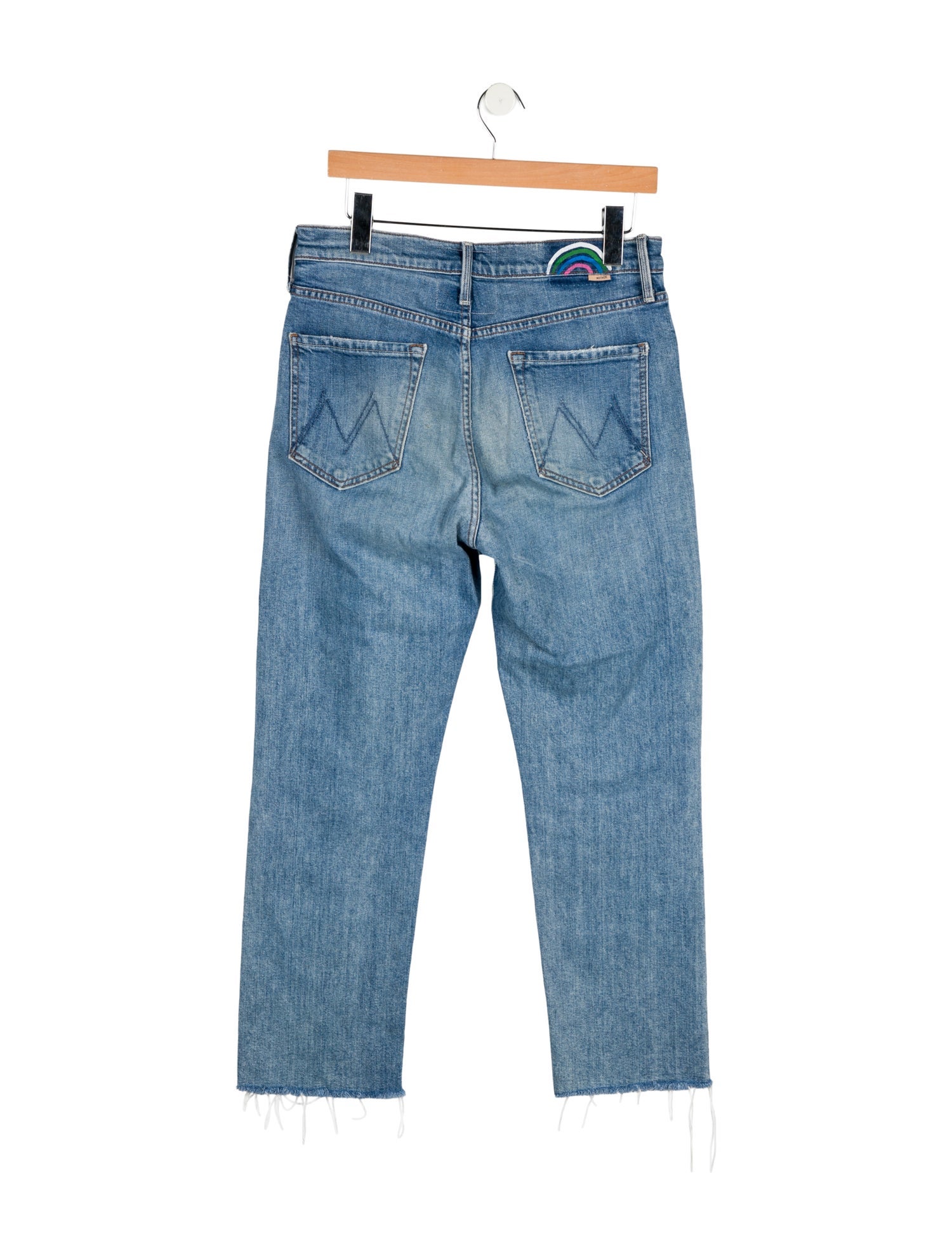 Mother High-Rise Straight Leg Jeans