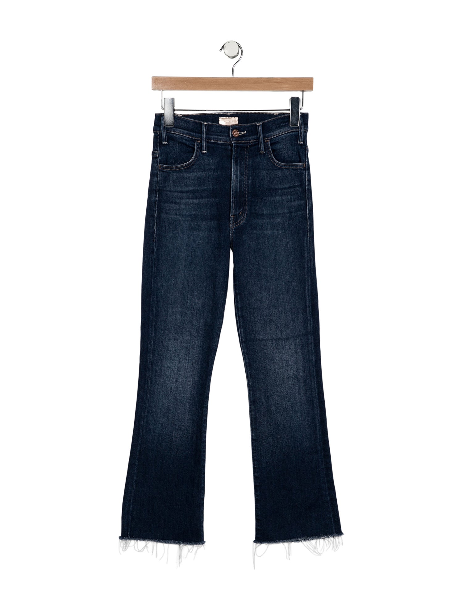 Mother Mid-Rise Straight Leg Jeans