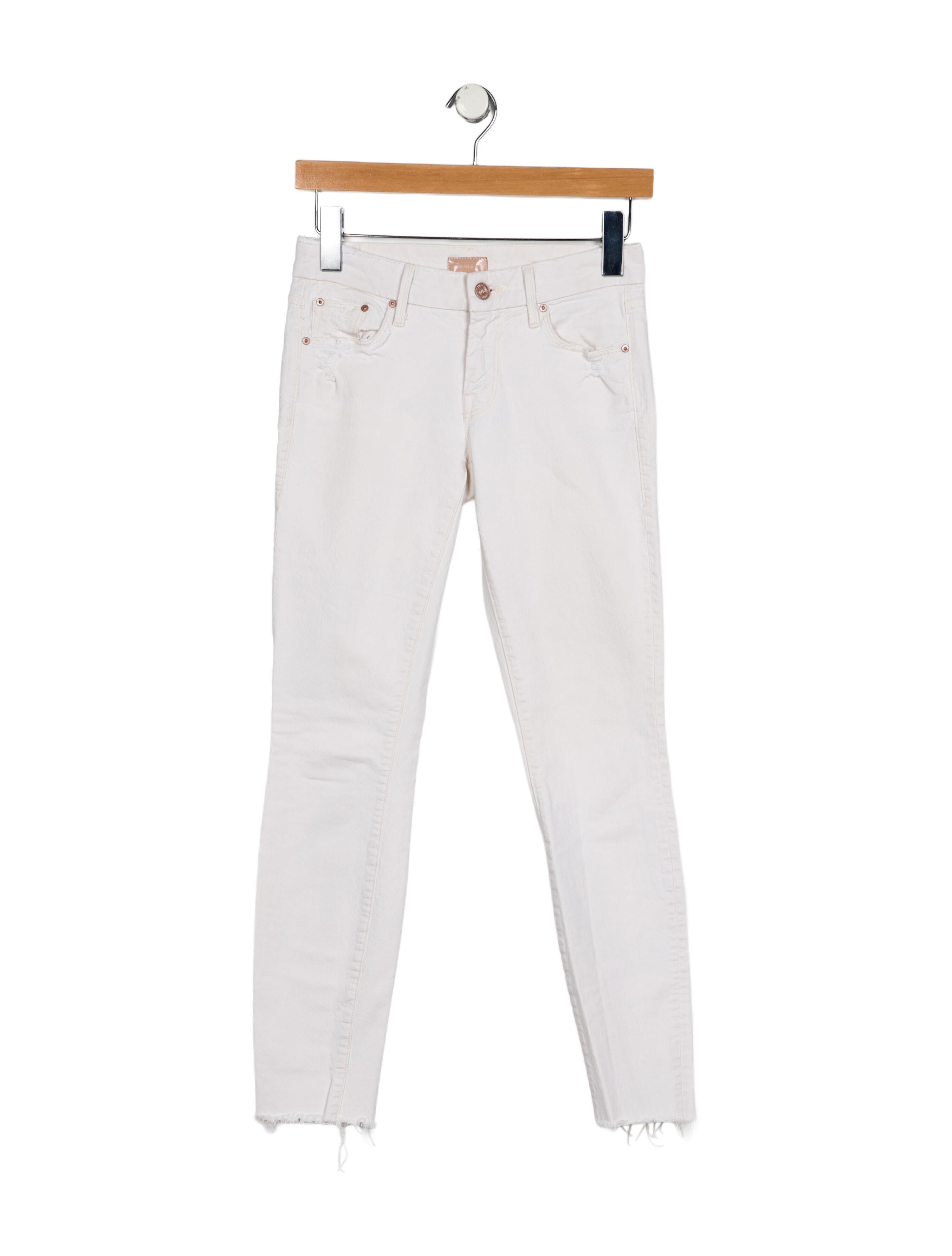 Mother Low-Rise Skinny Leg Jeans