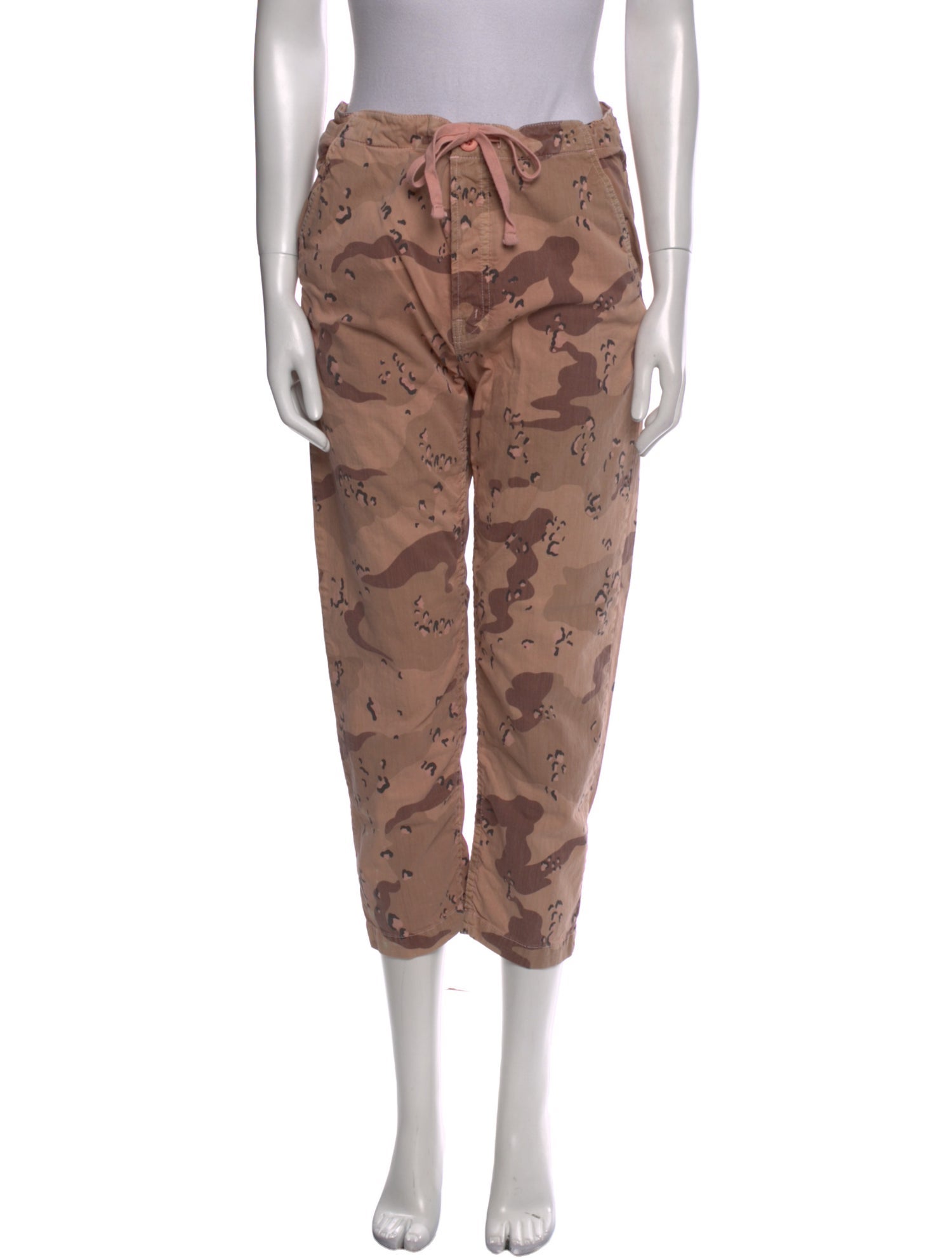 Mother Printed Straight Leg Pants