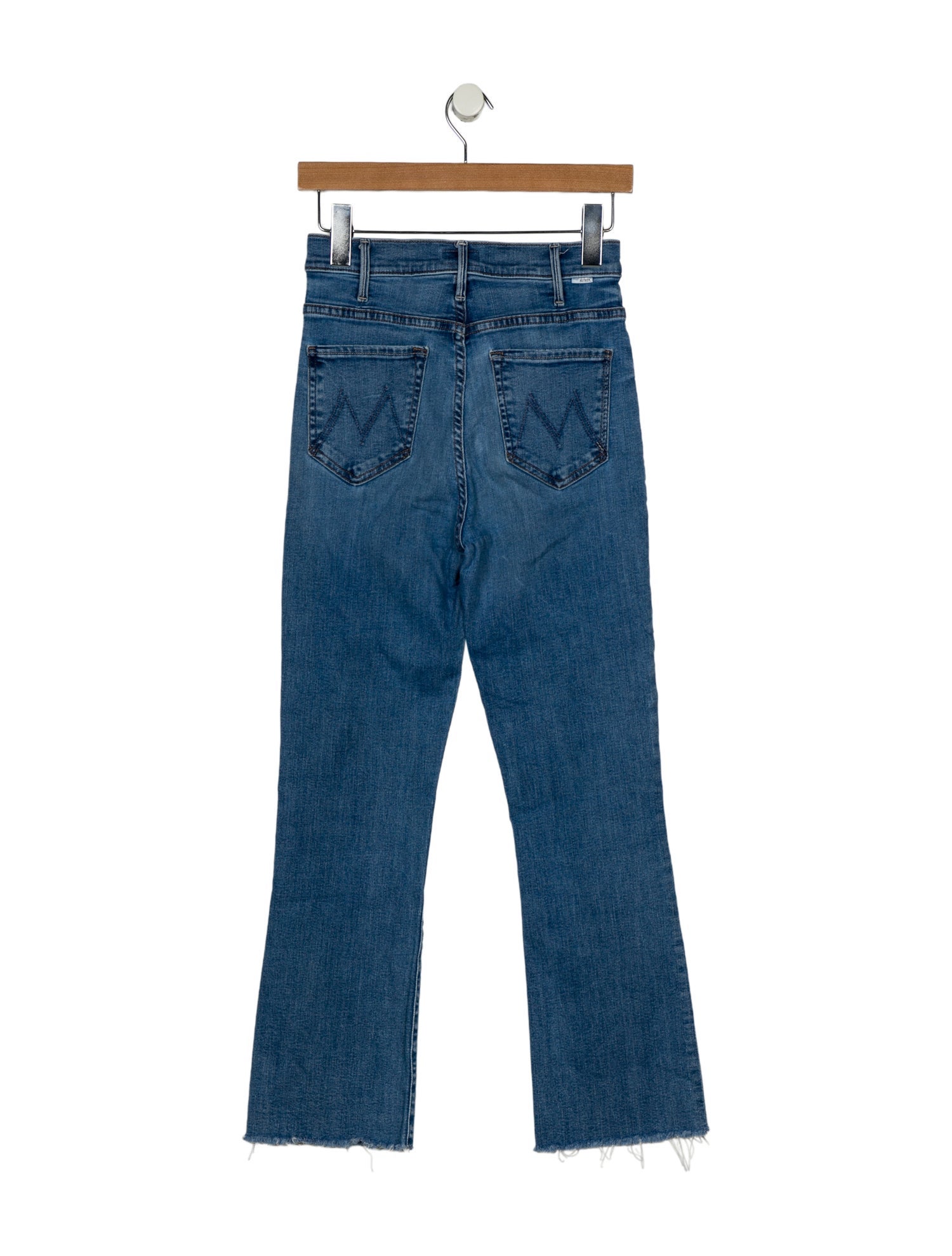 Mother Mid-Rise Straight Leg Jeans