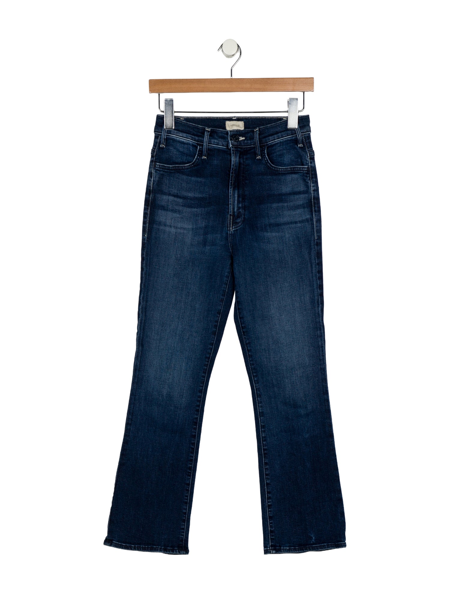 Mother Mid-Rise Straight Leg Jeans