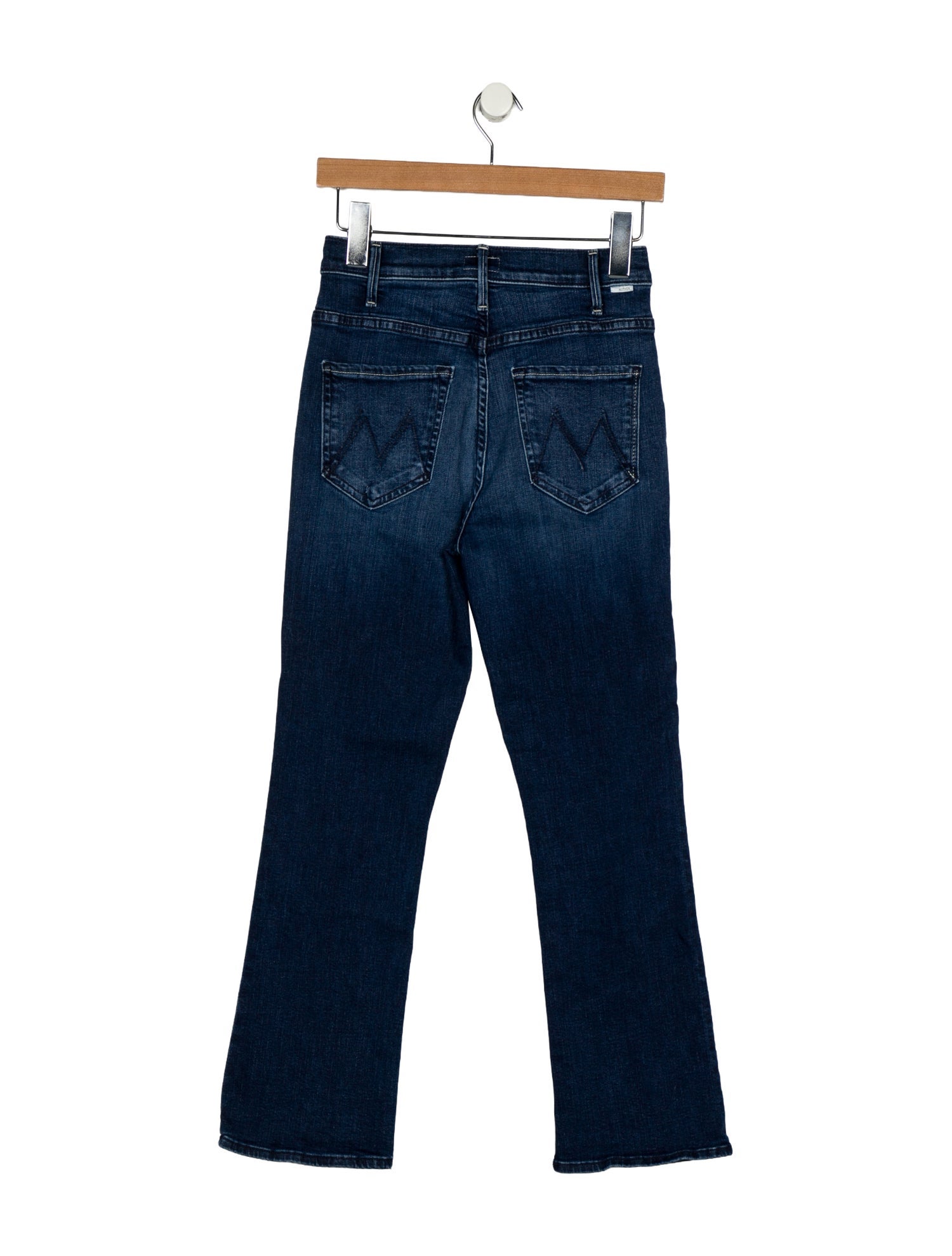 Mother Mid-Rise Straight Leg Jeans