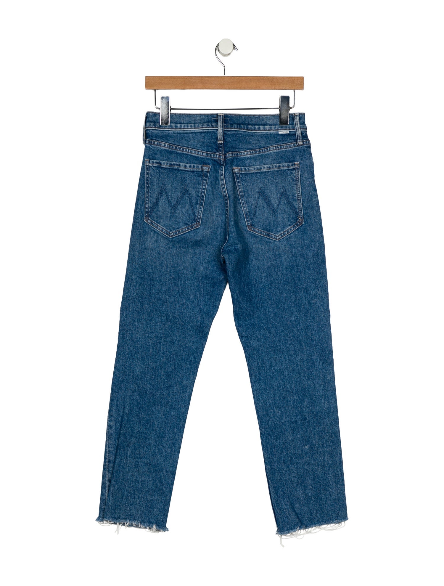 Mother Mid-Rise Straight Leg Jeans