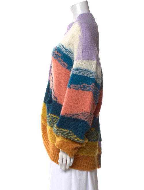 Mother Alpaca Striped Sweater