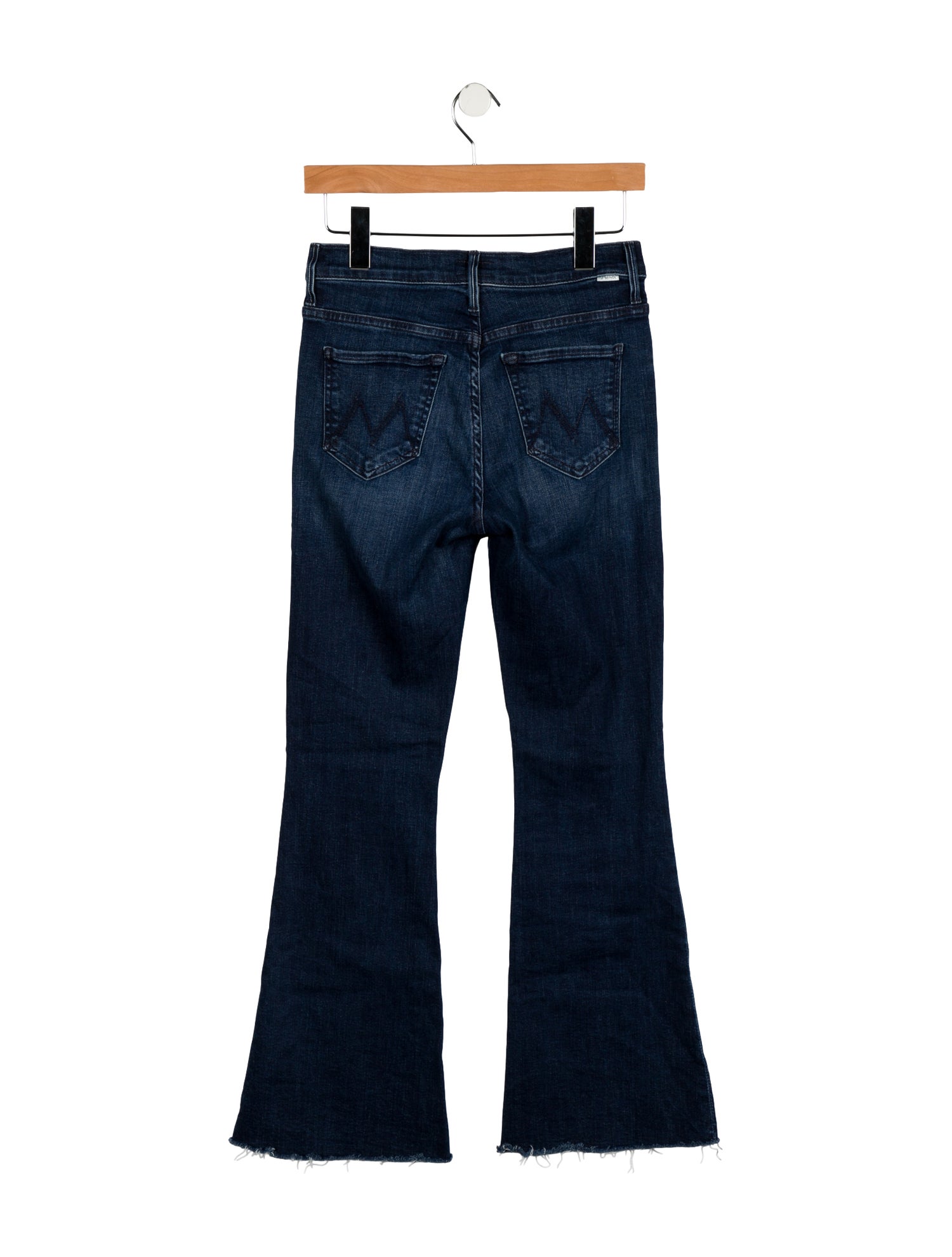 Mother Mid-Rise Wide Leg Jeans