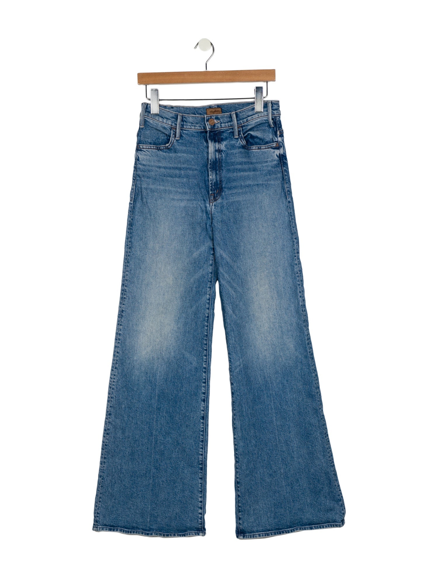 Mother High-Rise Wide Leg Jeans