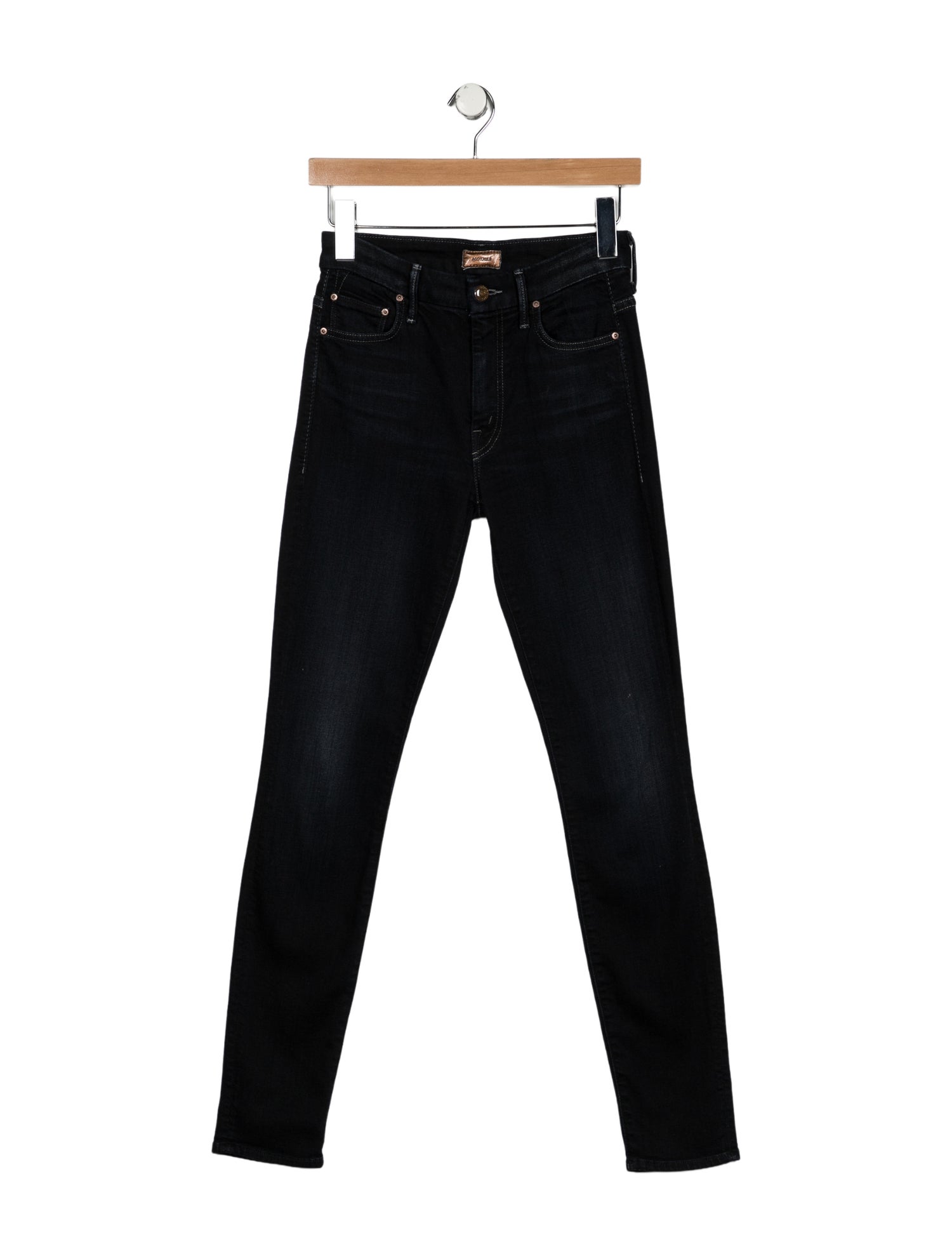 Mother Mid-Rise Skinny Leg Jeans