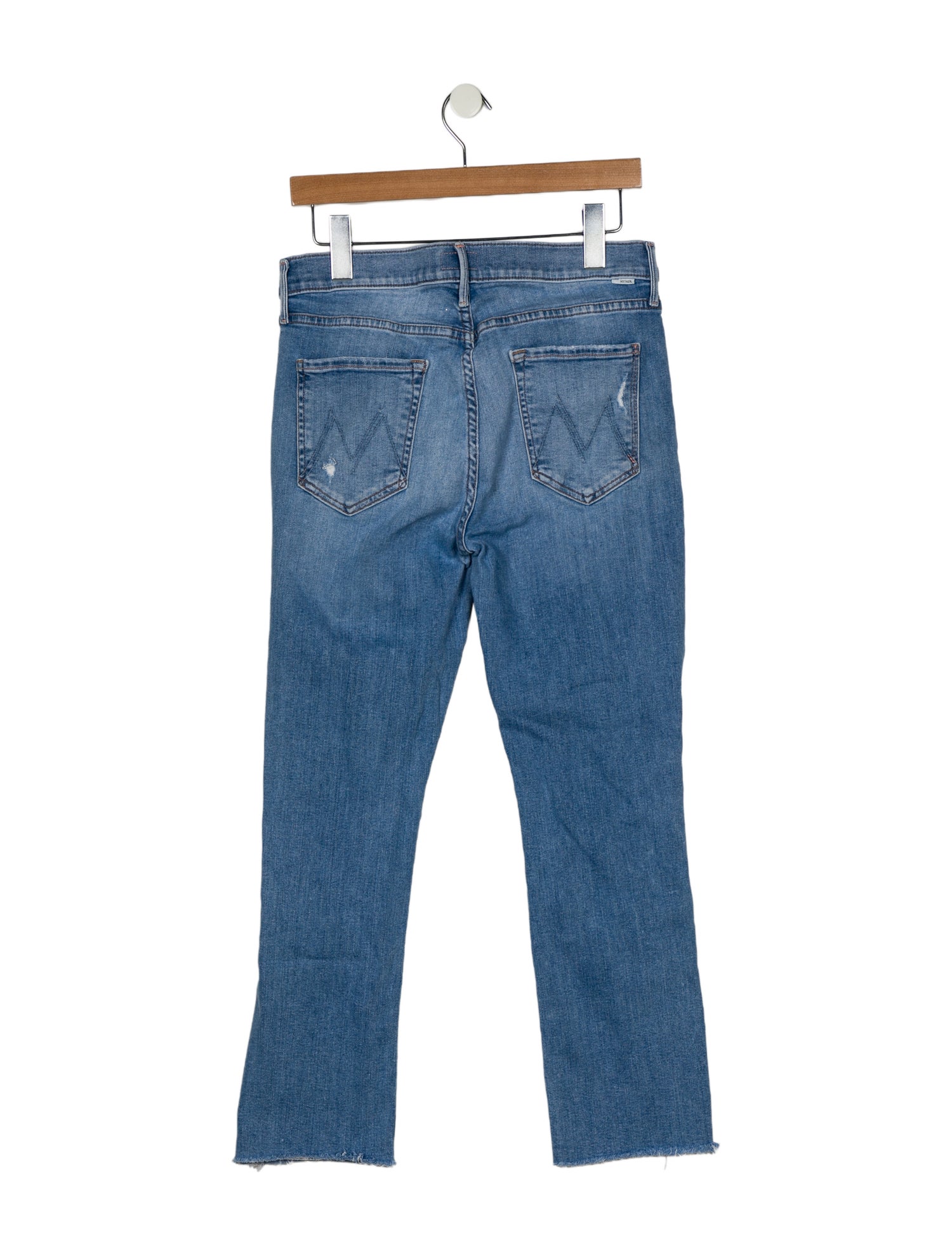 Mother Mid-Rise Straight Leg Jeans
