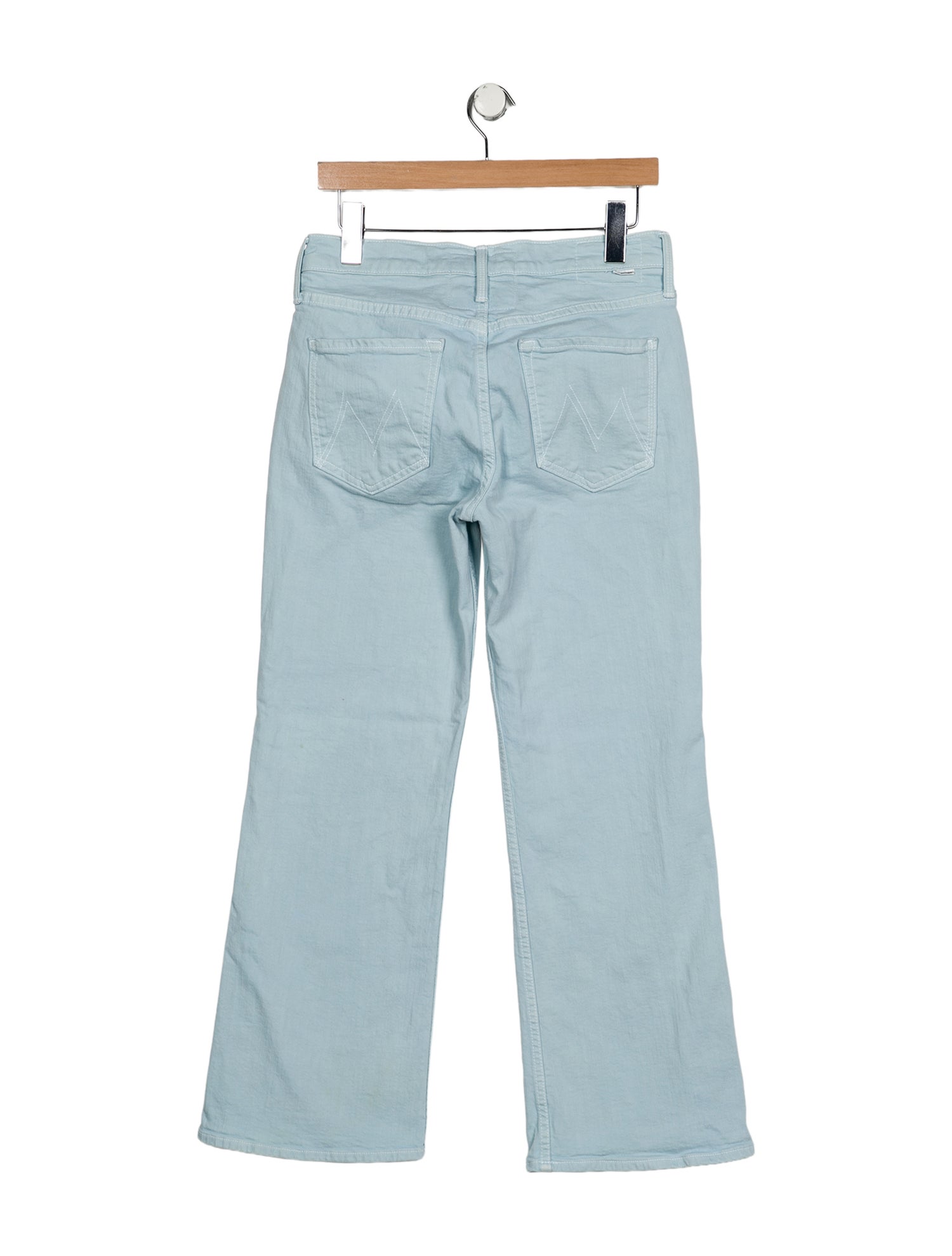 Mother Mid-Rise Wide Leg Jeans